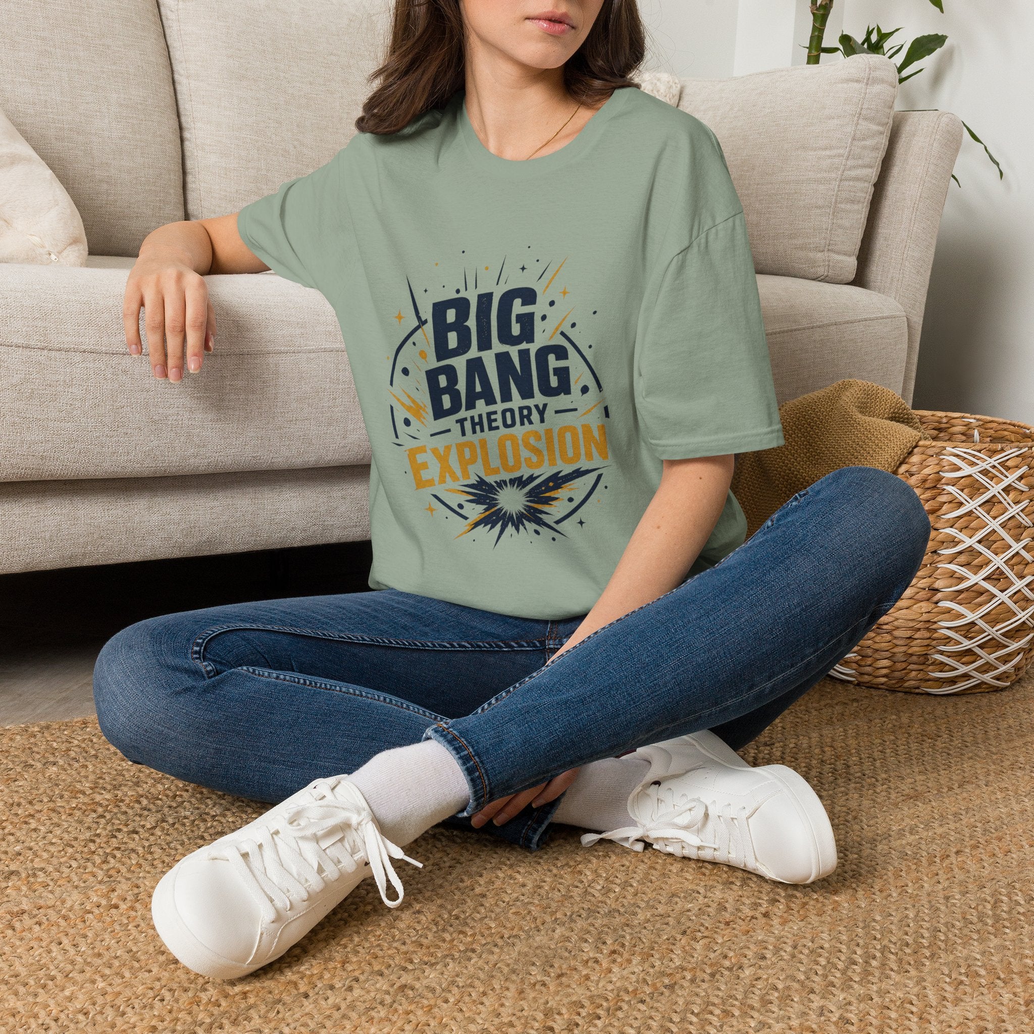 Big Bang Theory Explosion T-Shirt — Science Nerd Graphic Tee