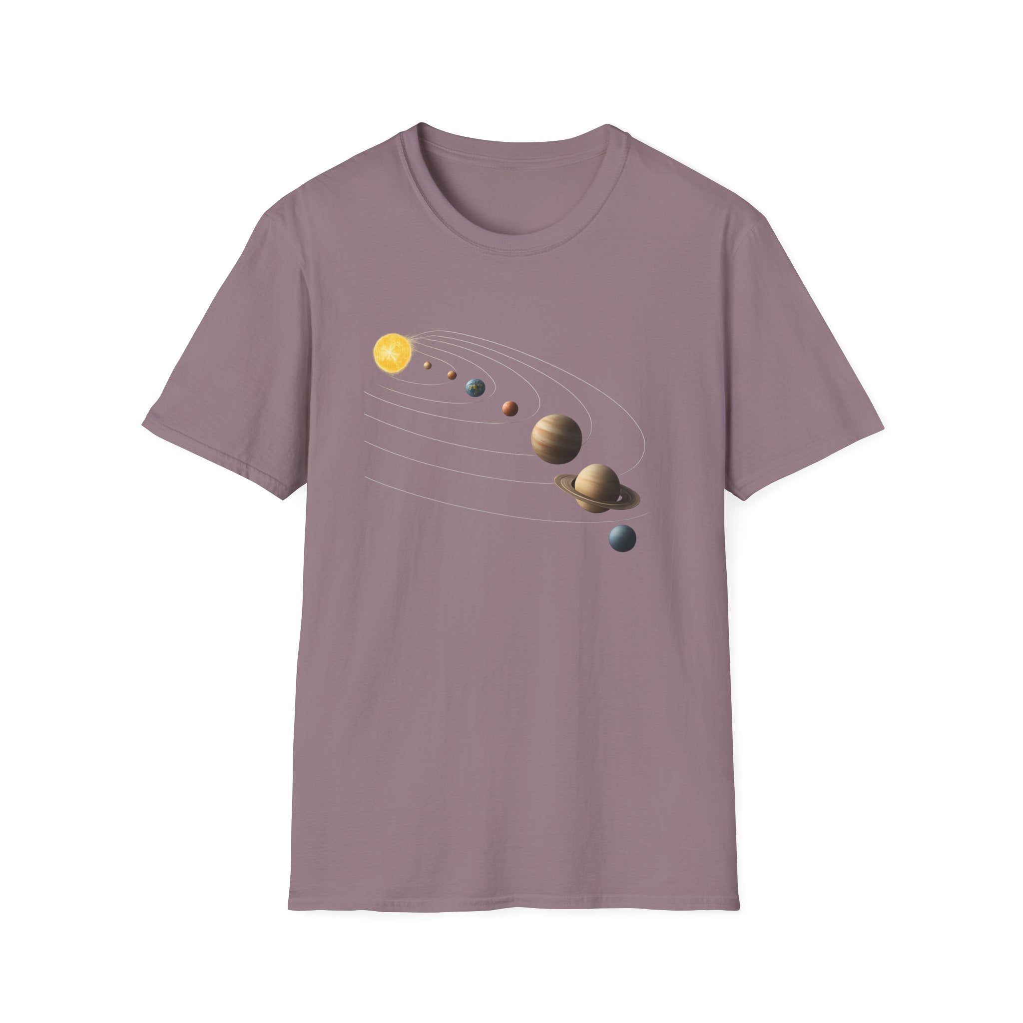 Solar System image Unisex Softstyle T-Shirt