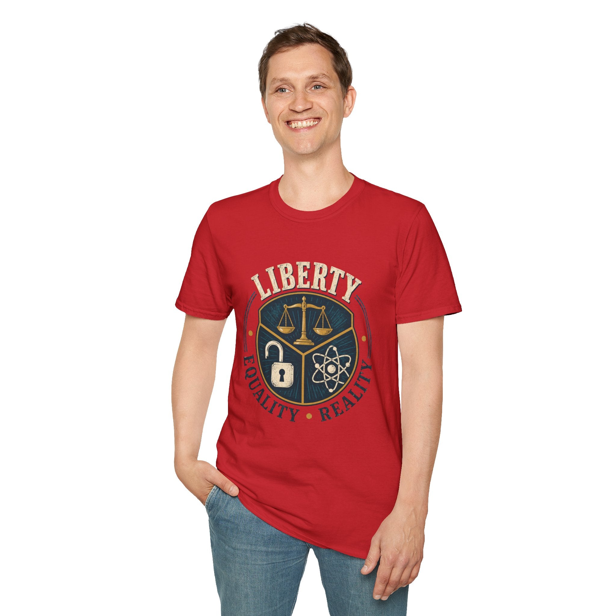 Liberty Scales T-Shirt — Equality • Reality Graphic Tee