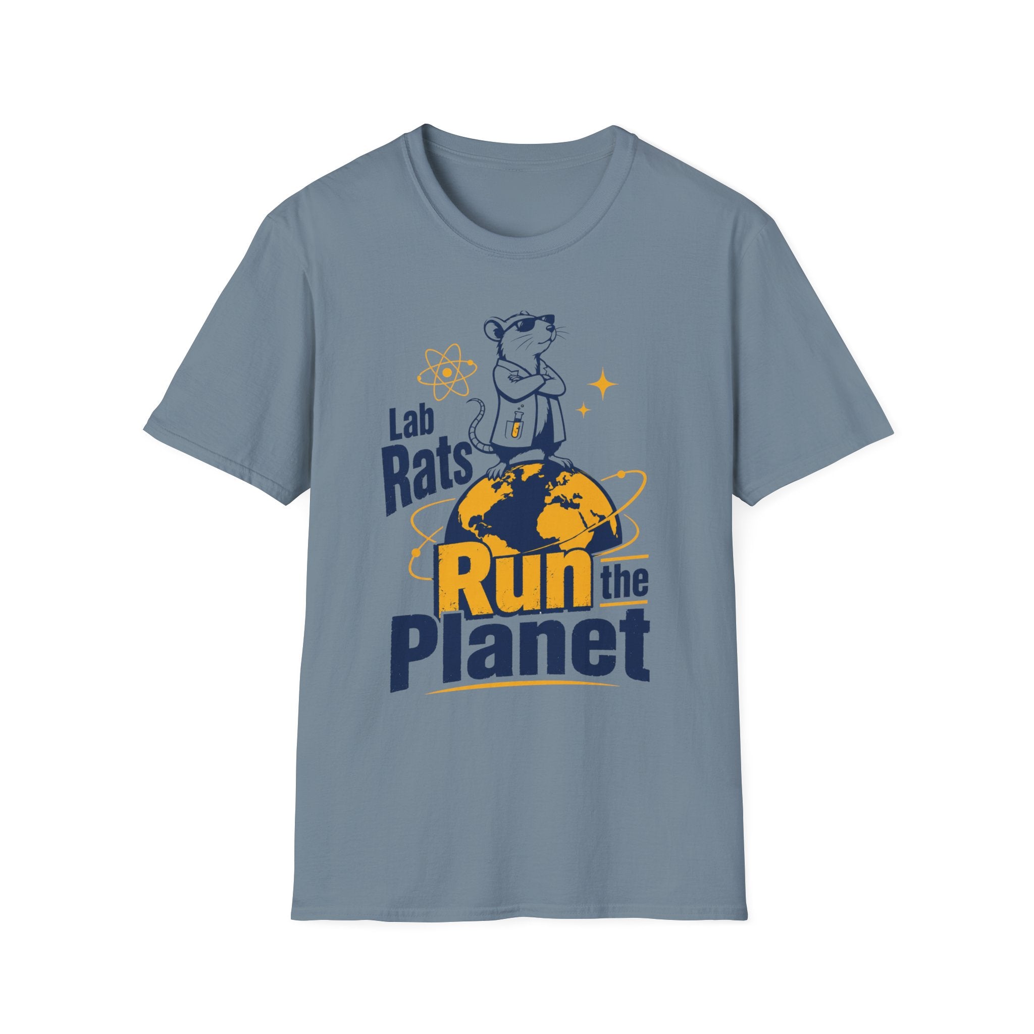 Lab Rats Run the Planet Unisex Softstyle T-Shirt