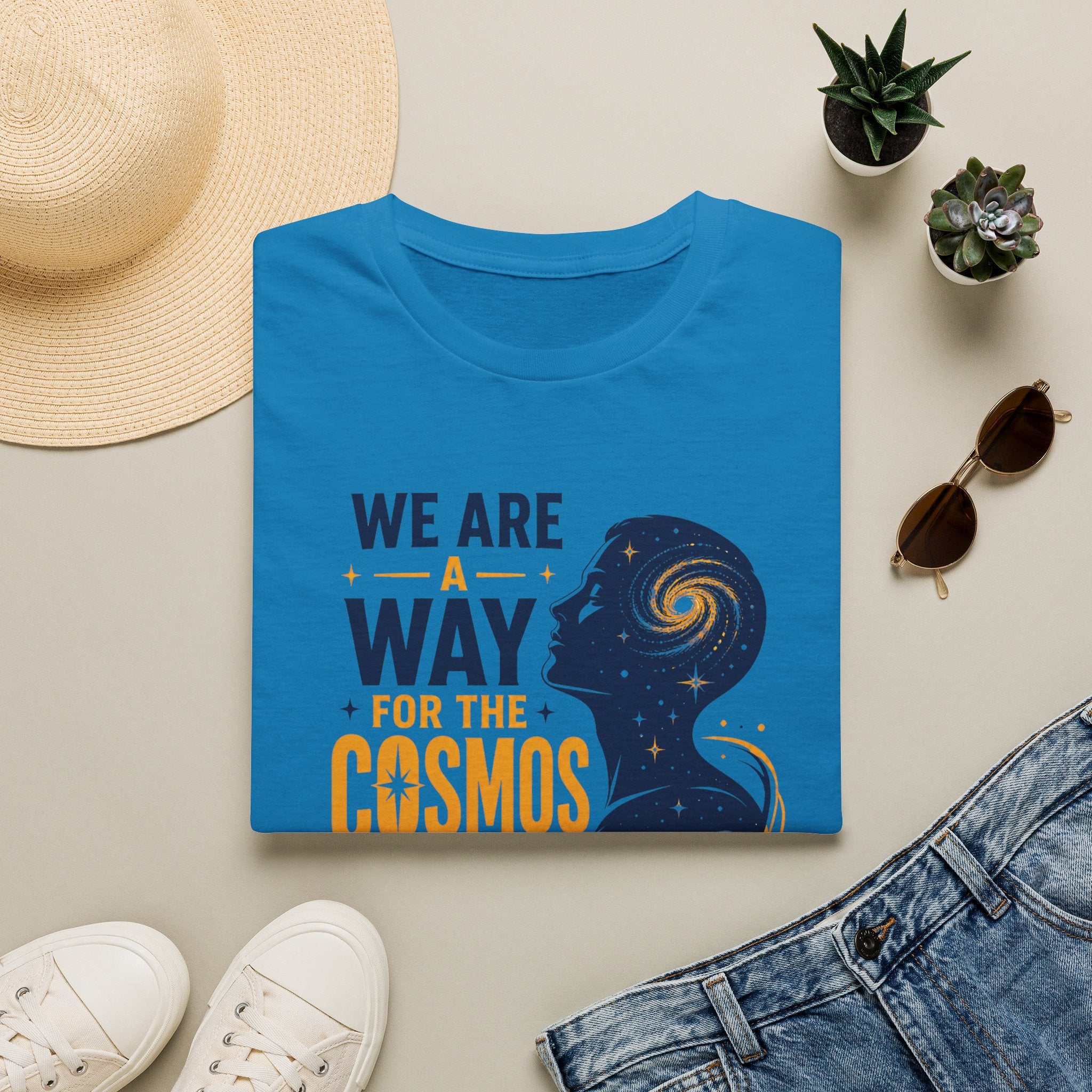 Cosmos Quote T-Shirt — "We Are A Way For The Cosmos To Know Itself"