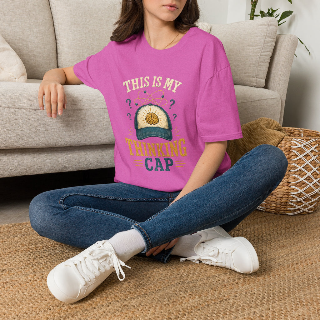 Thinking Cap T-Shirt — “This Is My Thinking Cap” Graphic Tee