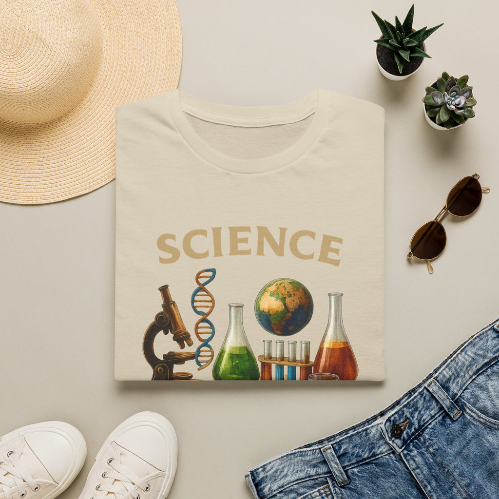 Science Graphic T-Shirt — 'Science: Just the Facts, Please' Casual Tee