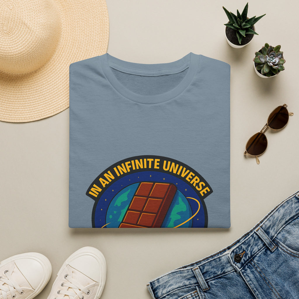 "In an Infinite Universe This Is the Only Planet With Chocolate" Graphic Tee