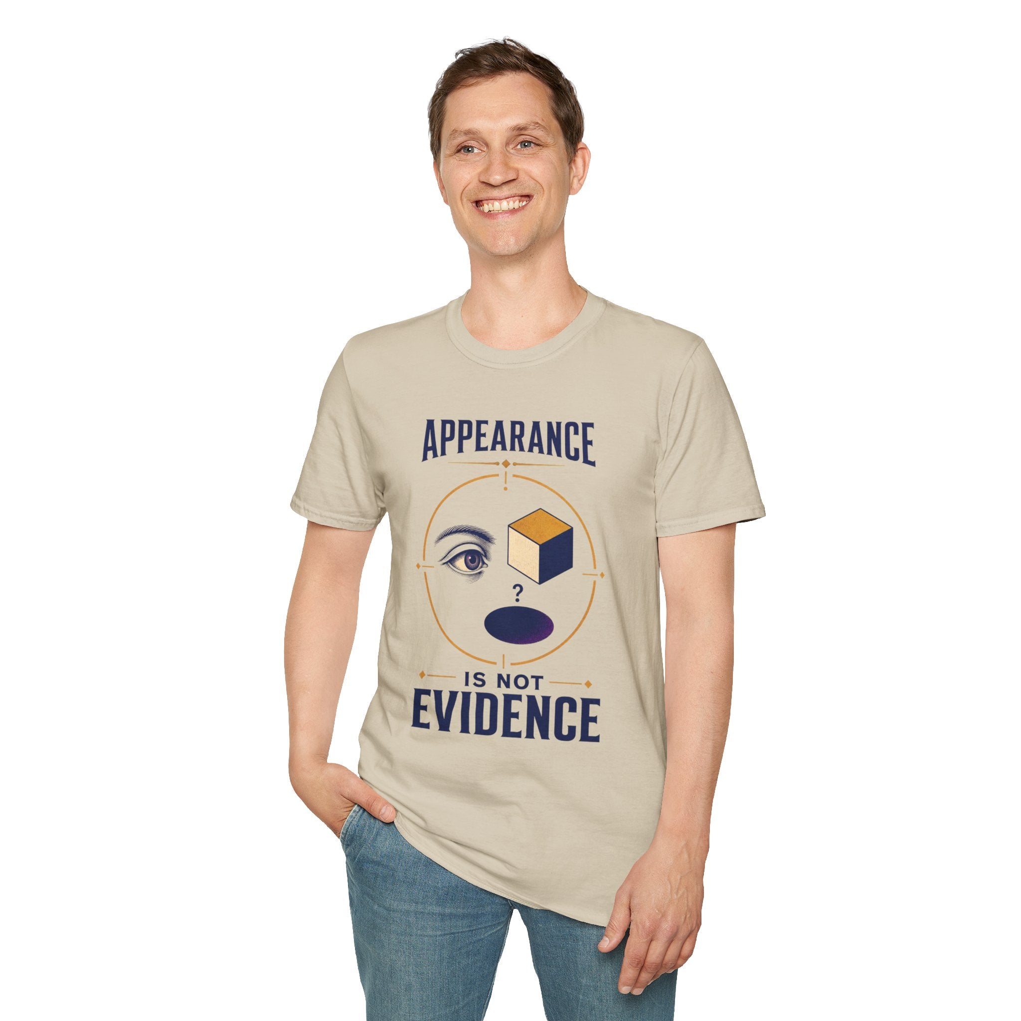 "Appearance Is Not Evidence" Graphic Tee