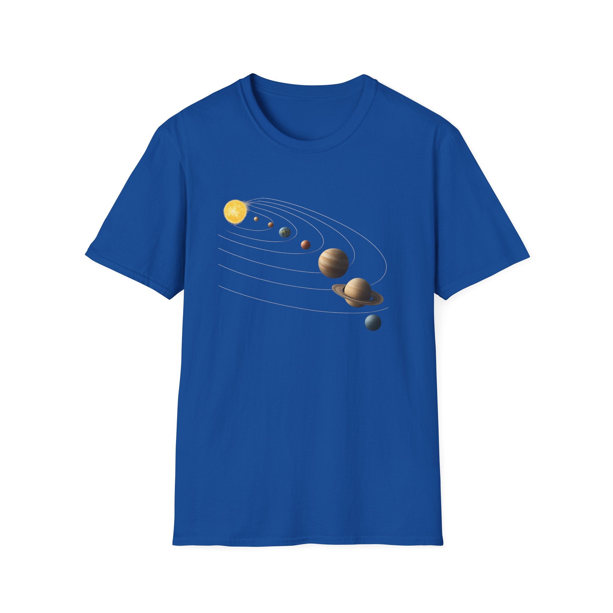 Solar System image Unisex Softstyle T-Shirt