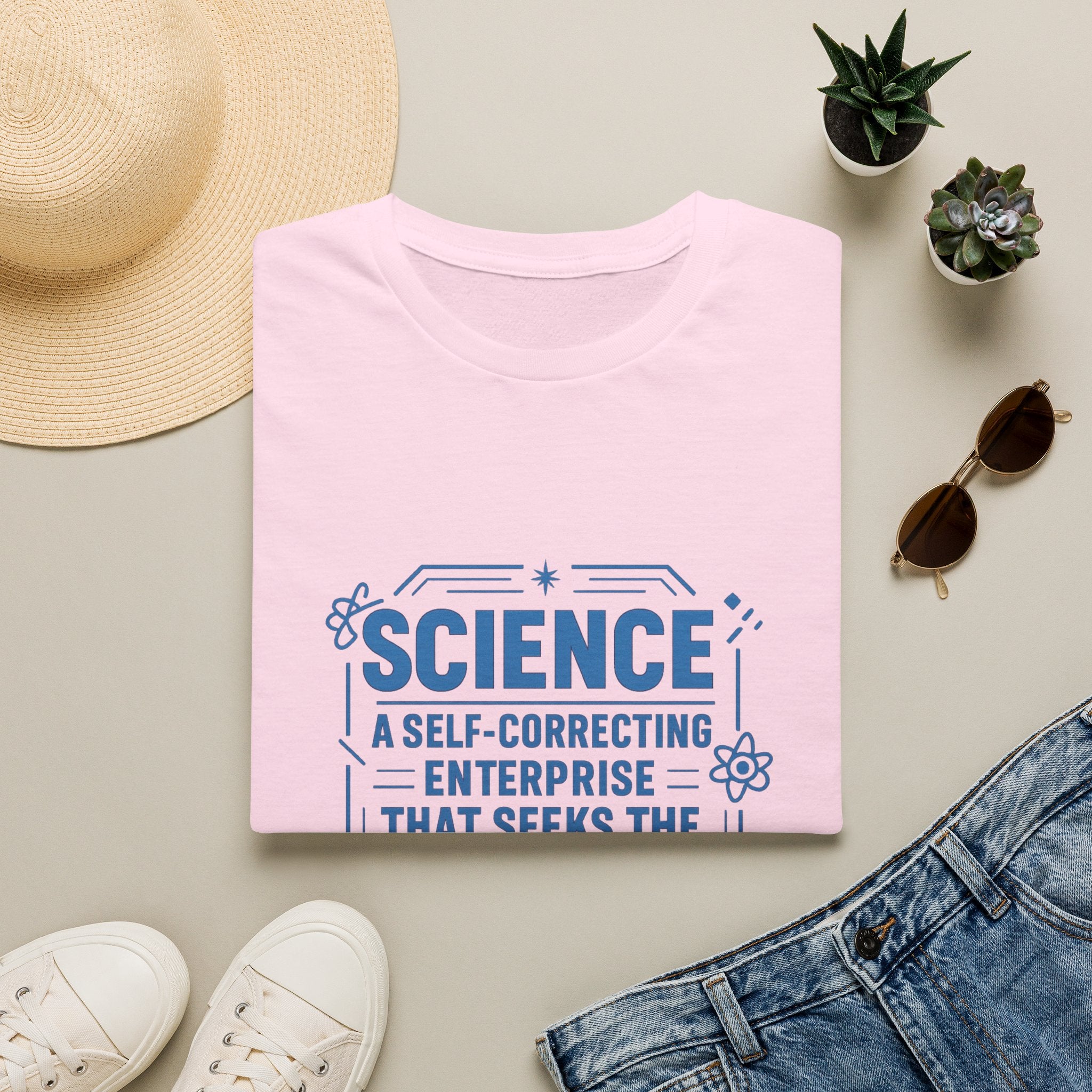 Science T-Shirt — “Science: A Self-Correcting Enterprise That Seeks the Truth”