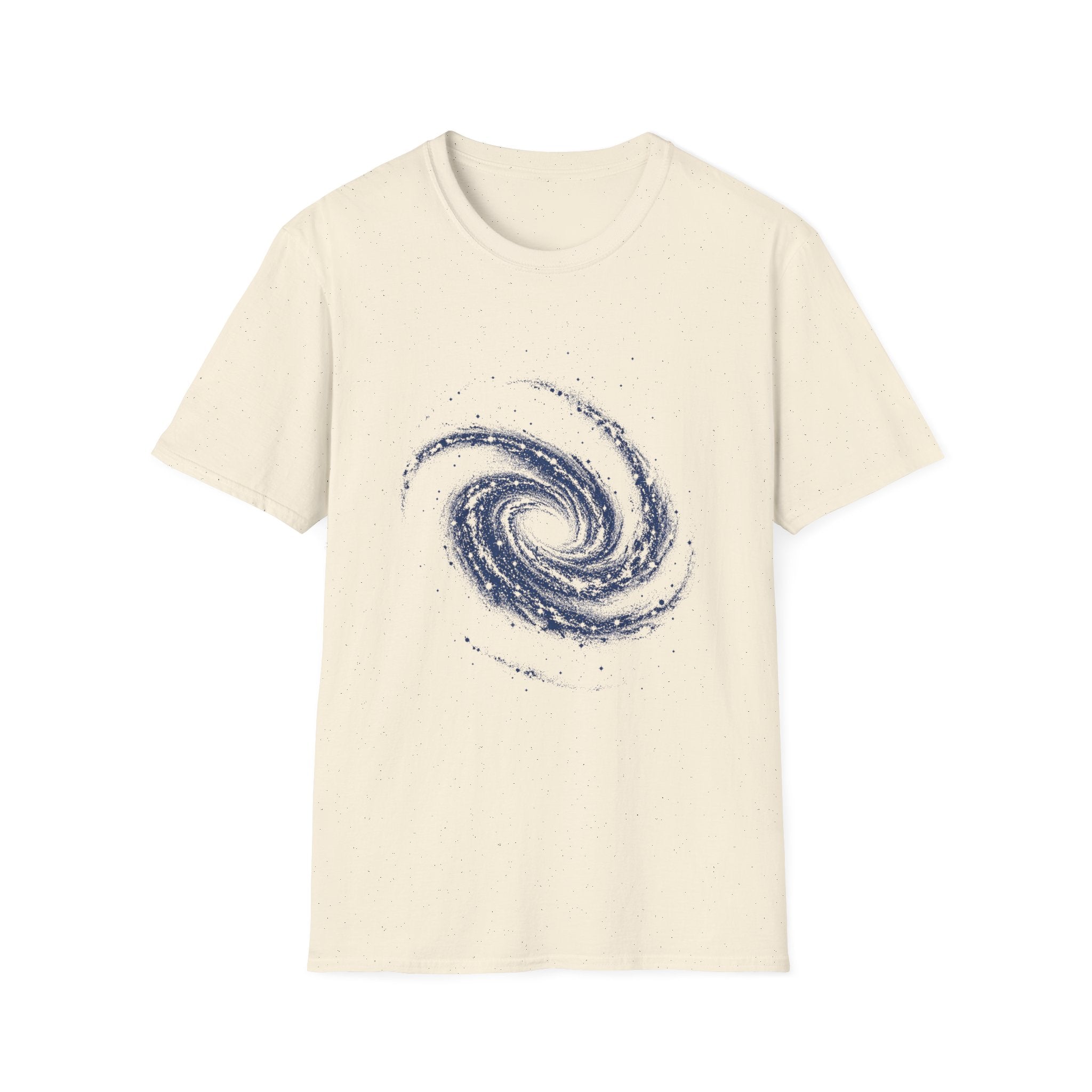 Spiral Galaxy image Unisex Softstyle T-Shirt