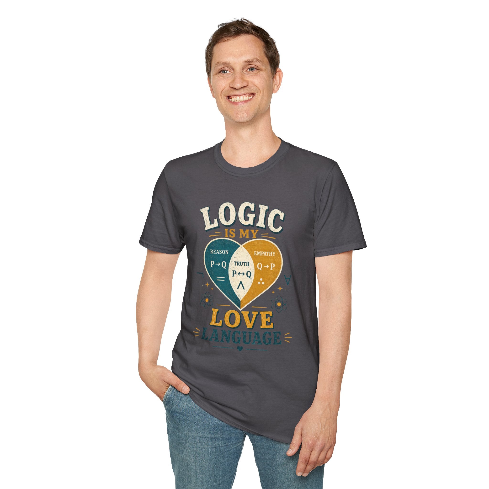 Logic Is My Love Language T-Shirt — Venn Diagram Math Humor Tee