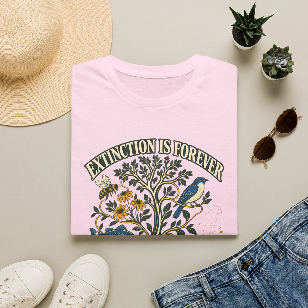 "Extinction Is Forever" Nature Conservation Graphic Tee