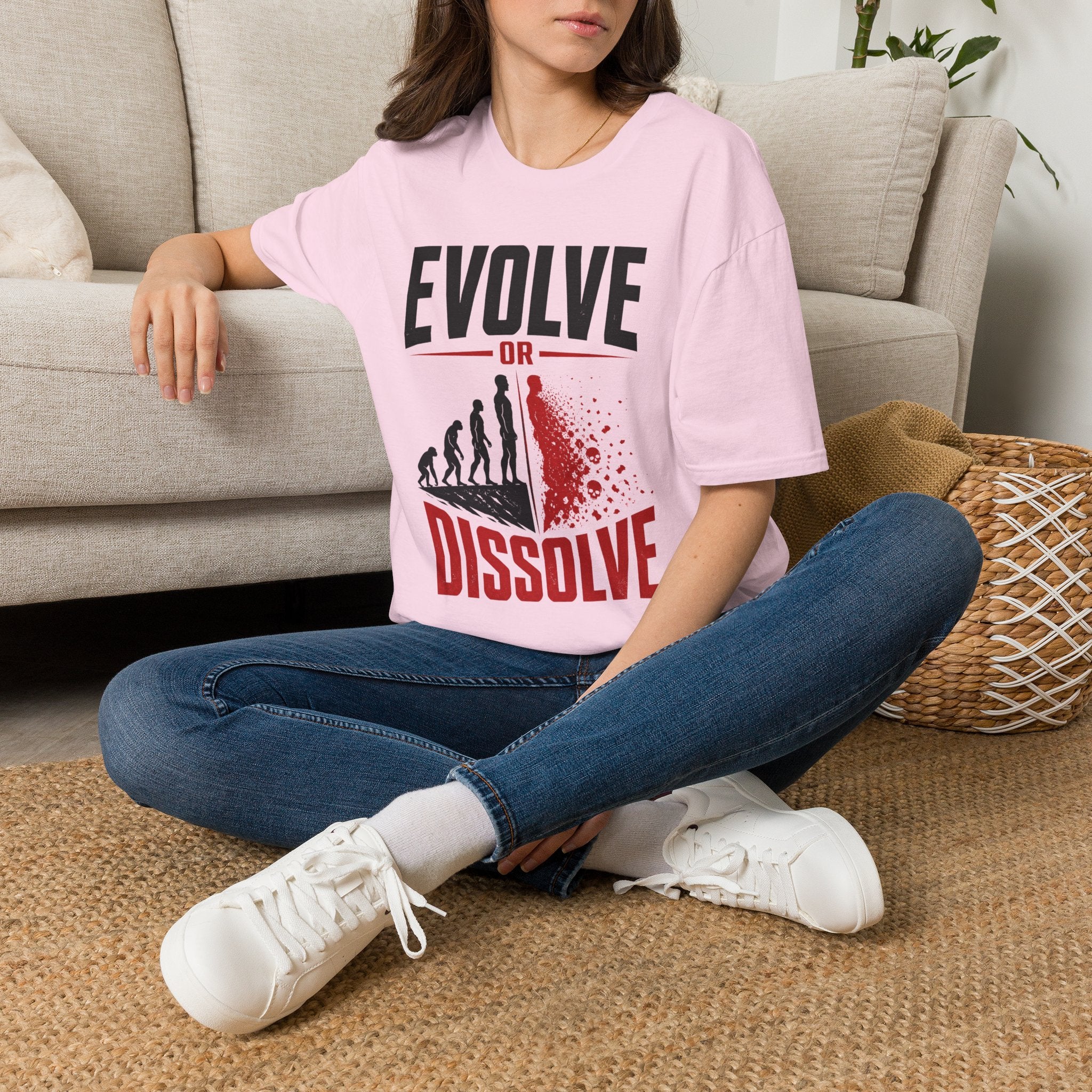 Evolve or Dissolve T-Shirt — Evolution Graphic Tee