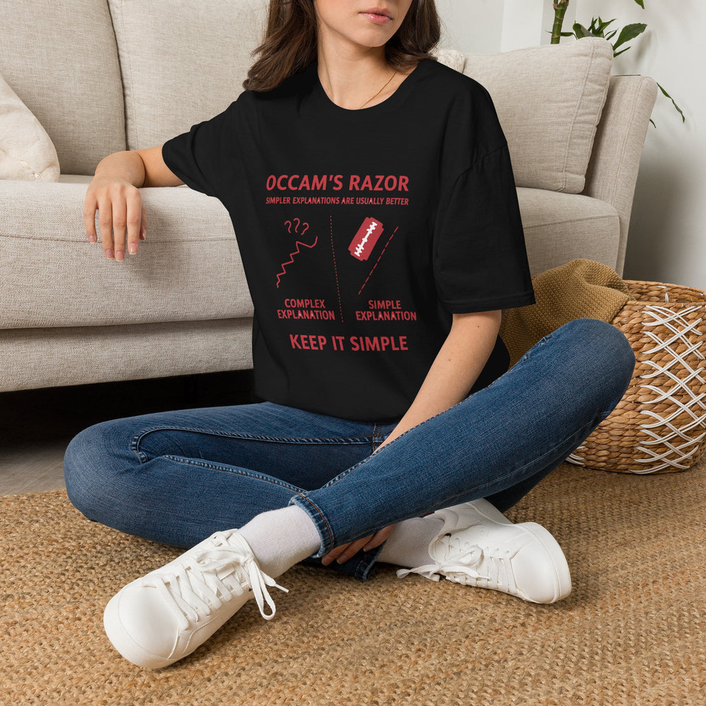Occam's Razor T-Shirt — Keep It Simple Philosophy Tee