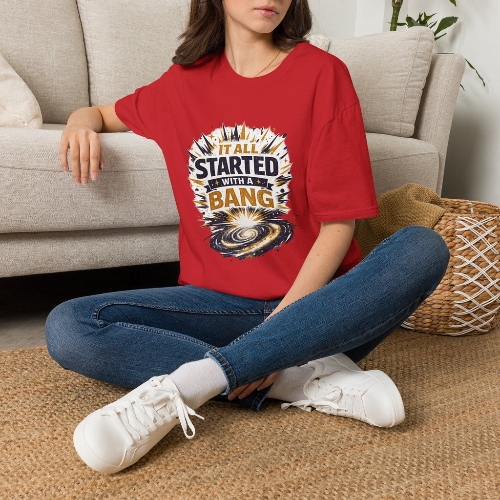 "It All Started With a Bang" Space Graphic Tee