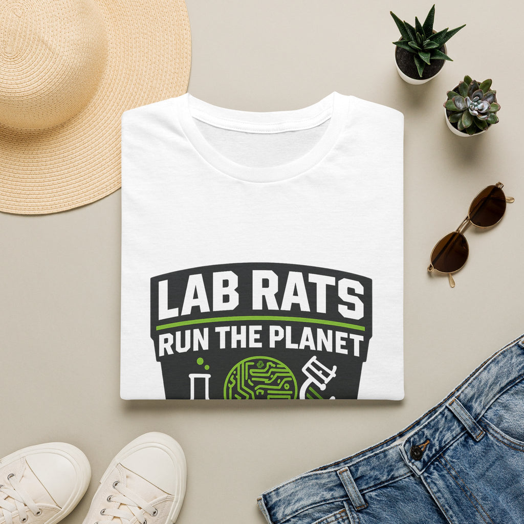 Lab Rats Run The Planet T-Shirt — Science Nerd Graphic Tee