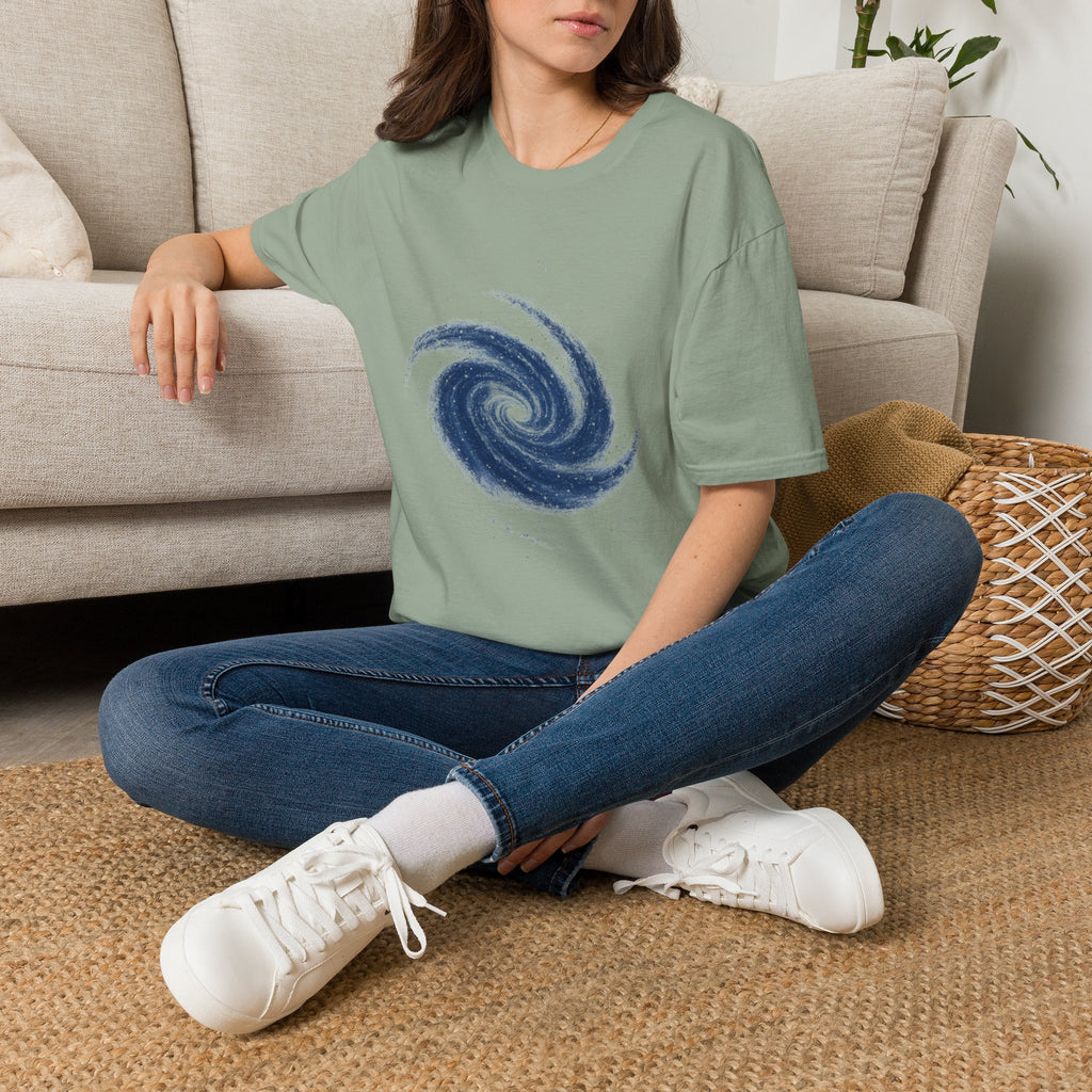 Galaxy Swirl T-Shirt — Cosmic Spiral Tee