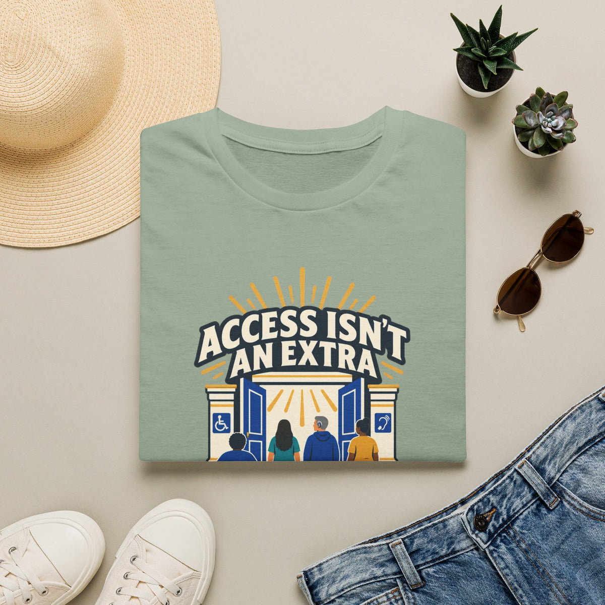 Access Isn't An Extra T-Shirt — "Design for Everyone" Accessibility Tee