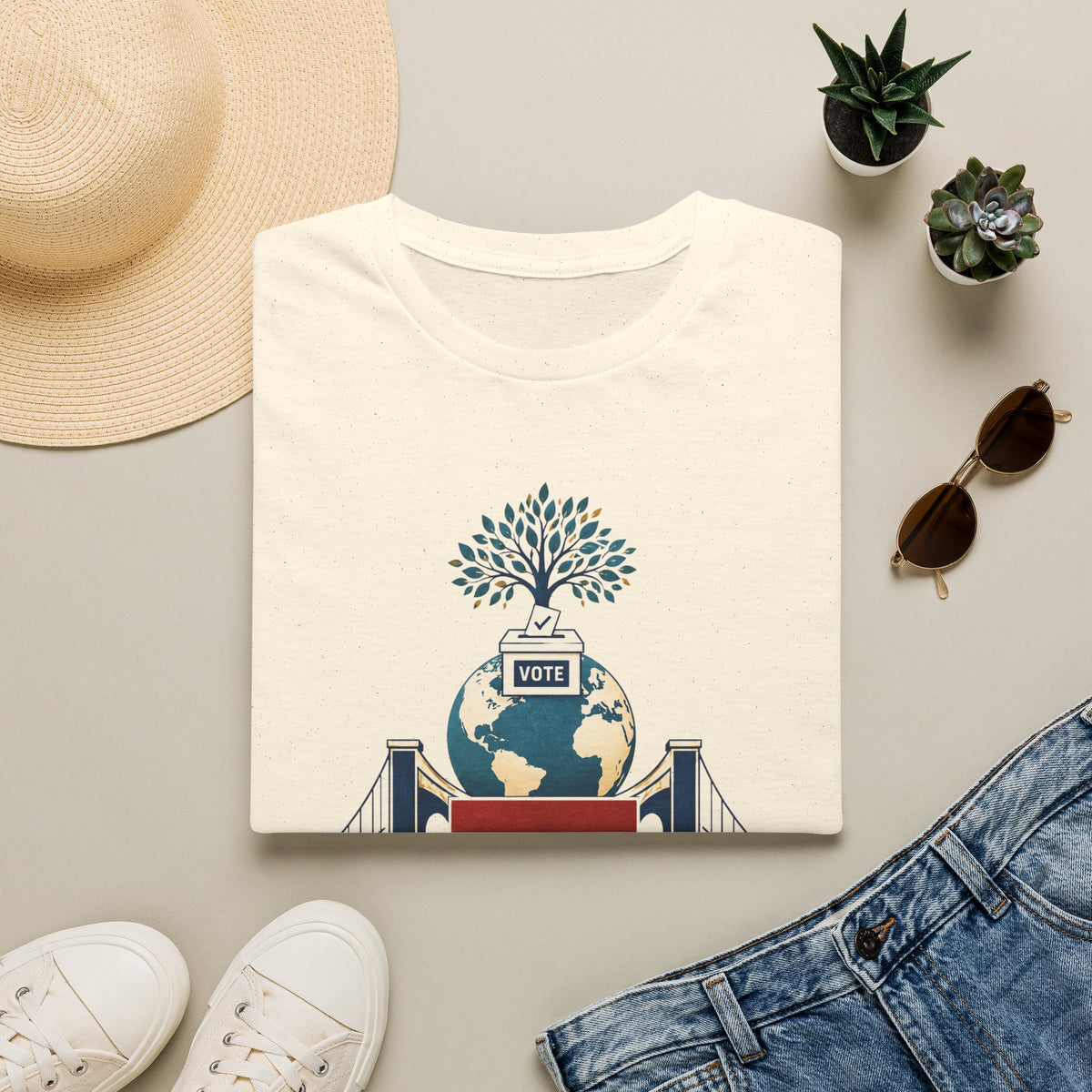 Equality Is Infrastructure T‑Shirt — Vote & Democracy Graphic Tee