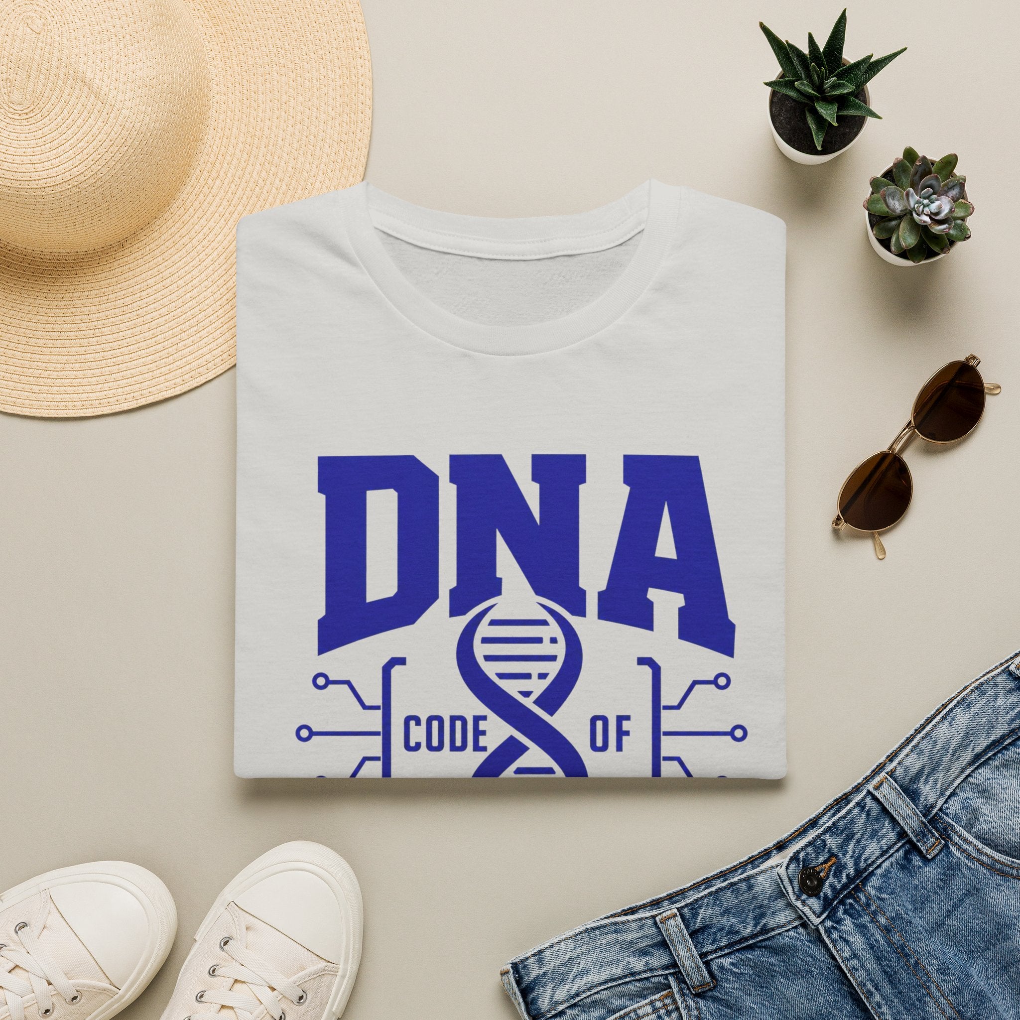 DNA Code of Life T-Shirt — Genetics Science Graphic Tee