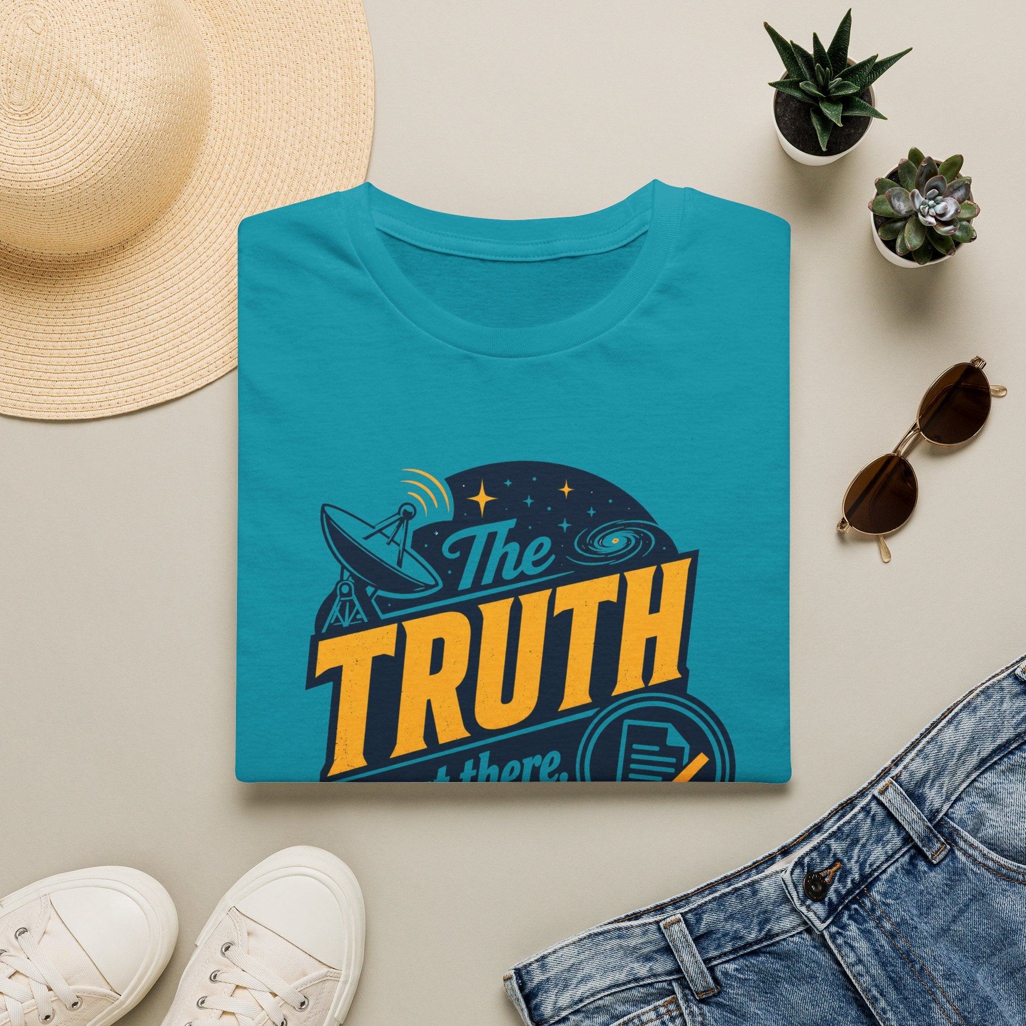Truth Is Out There T-Shirt — UFO Conspiracy Graphic Tee