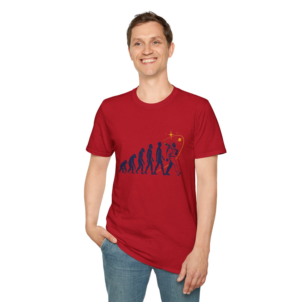 Evolution to Astronaut T-Shirt — Funny Space Exploration Tee