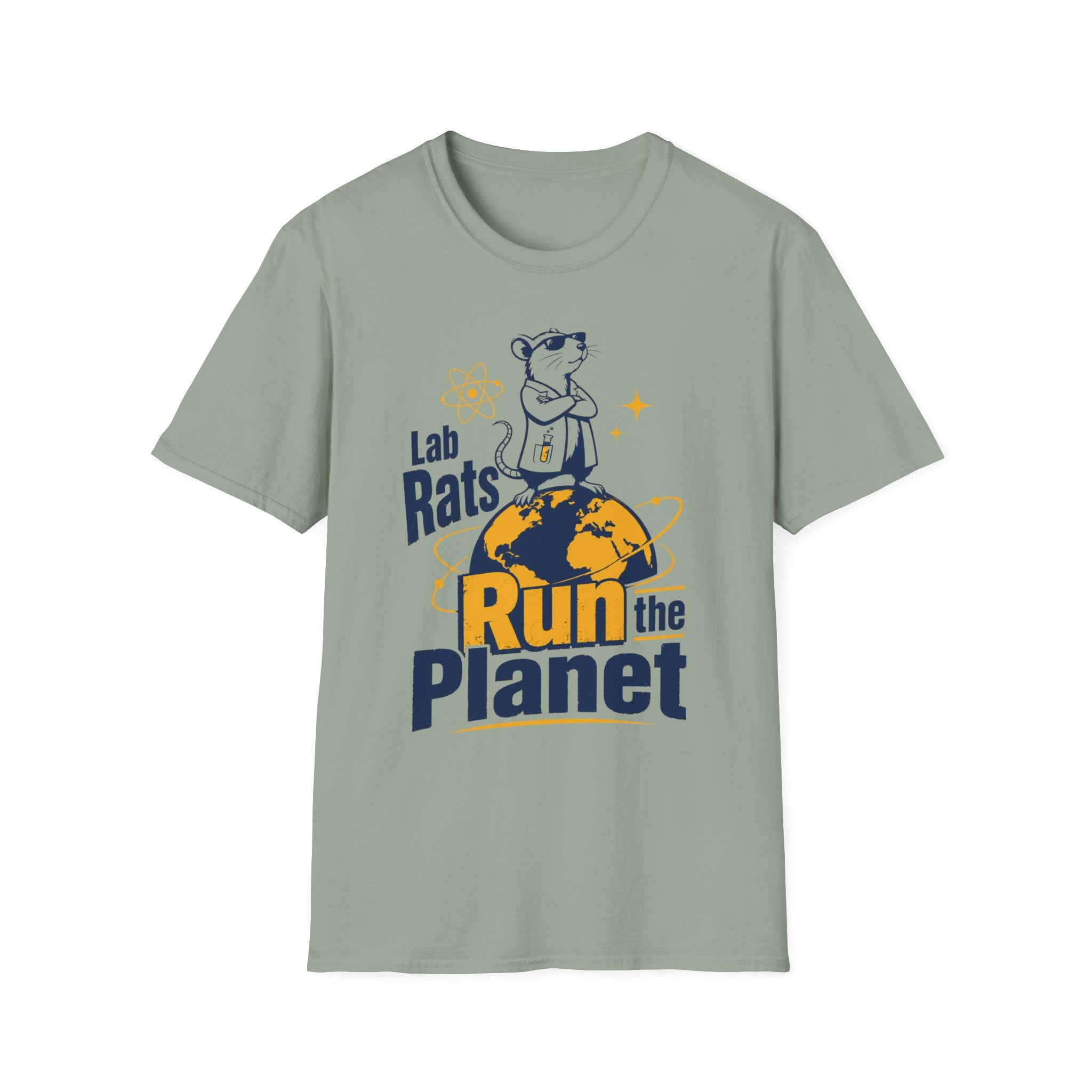 Lab Rats Run the Planet Unisex Softstyle T-Shirt