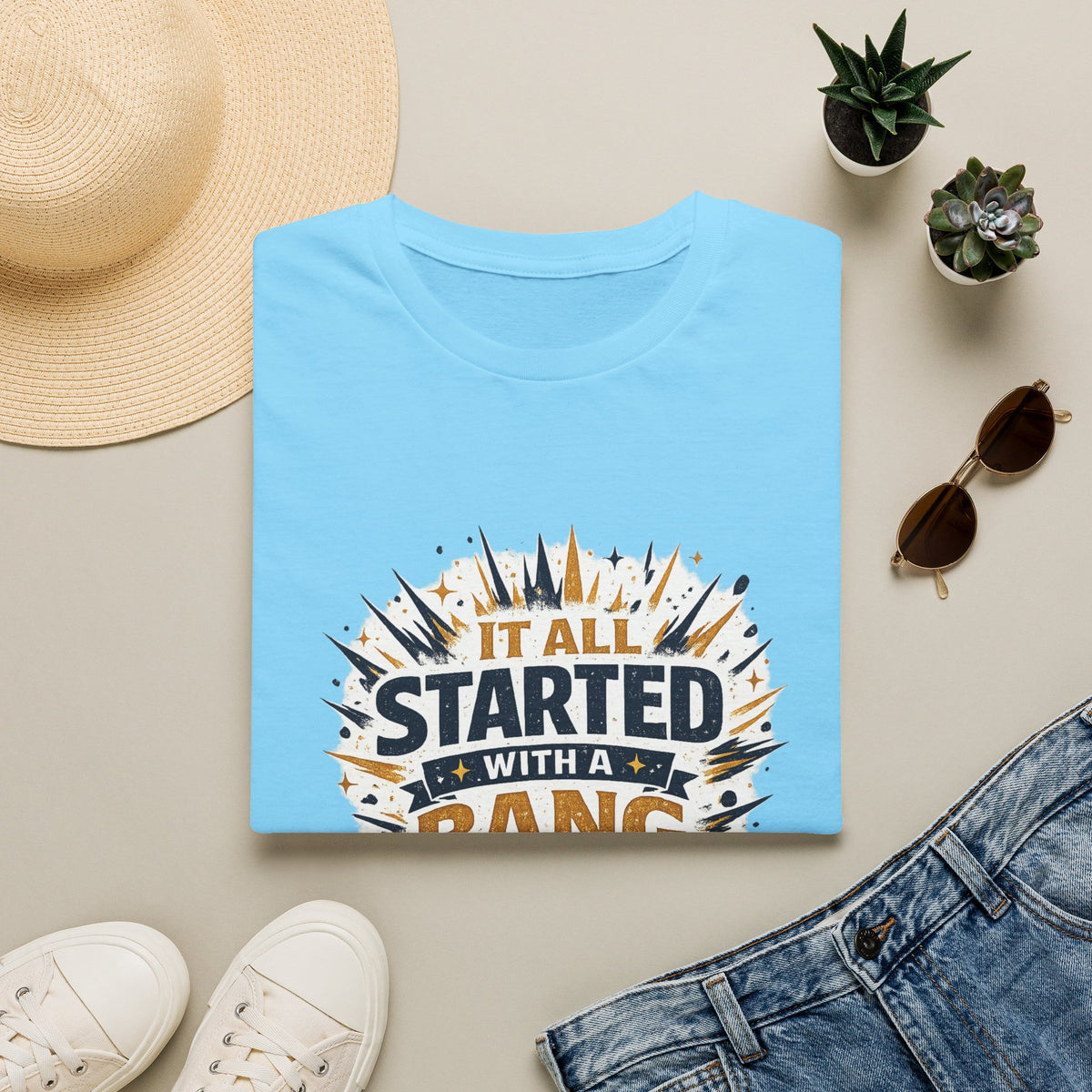 "It All Started With a Bang" Space Graphic Tee