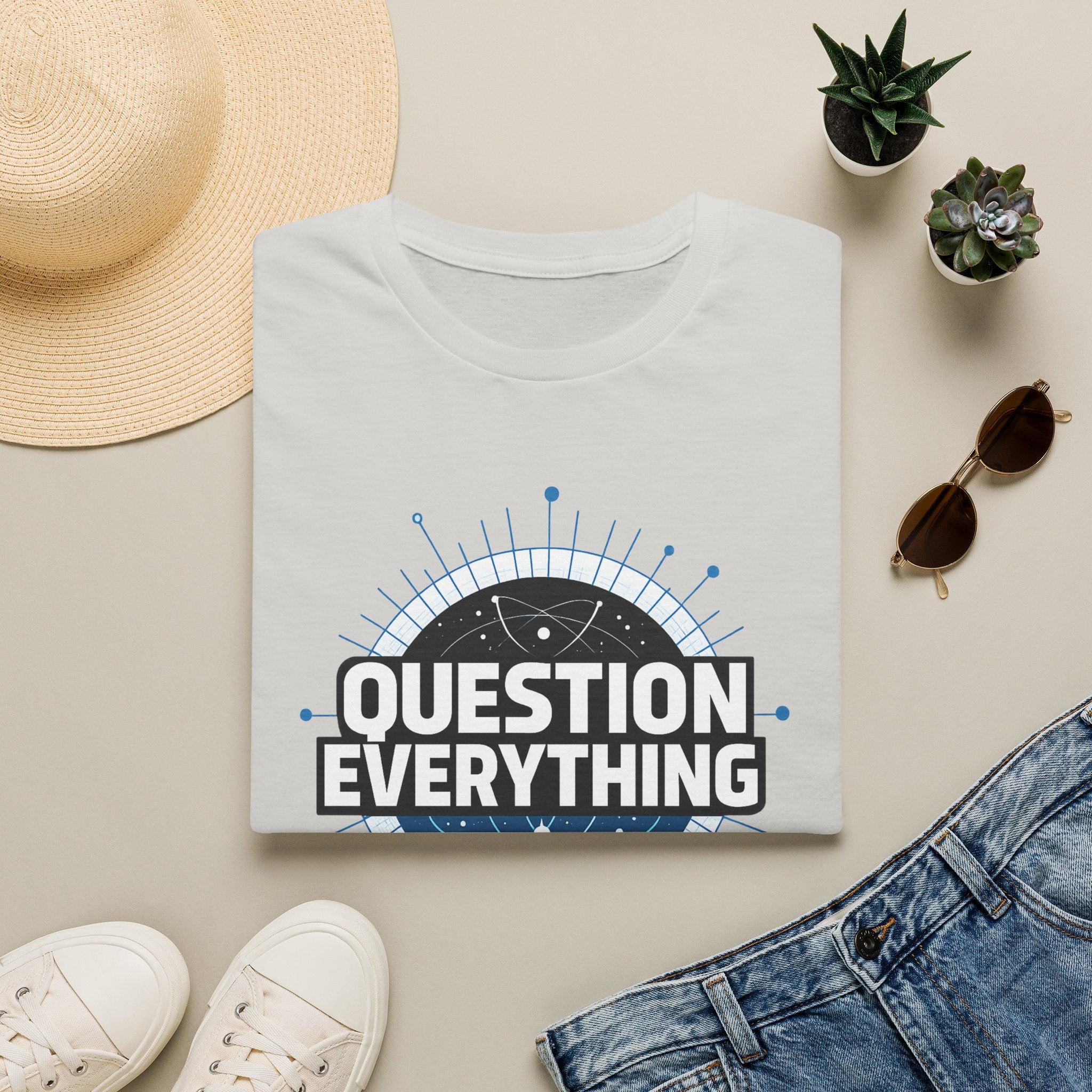 Question Everything T-Shirt — Skeptic Science Graphic Tee