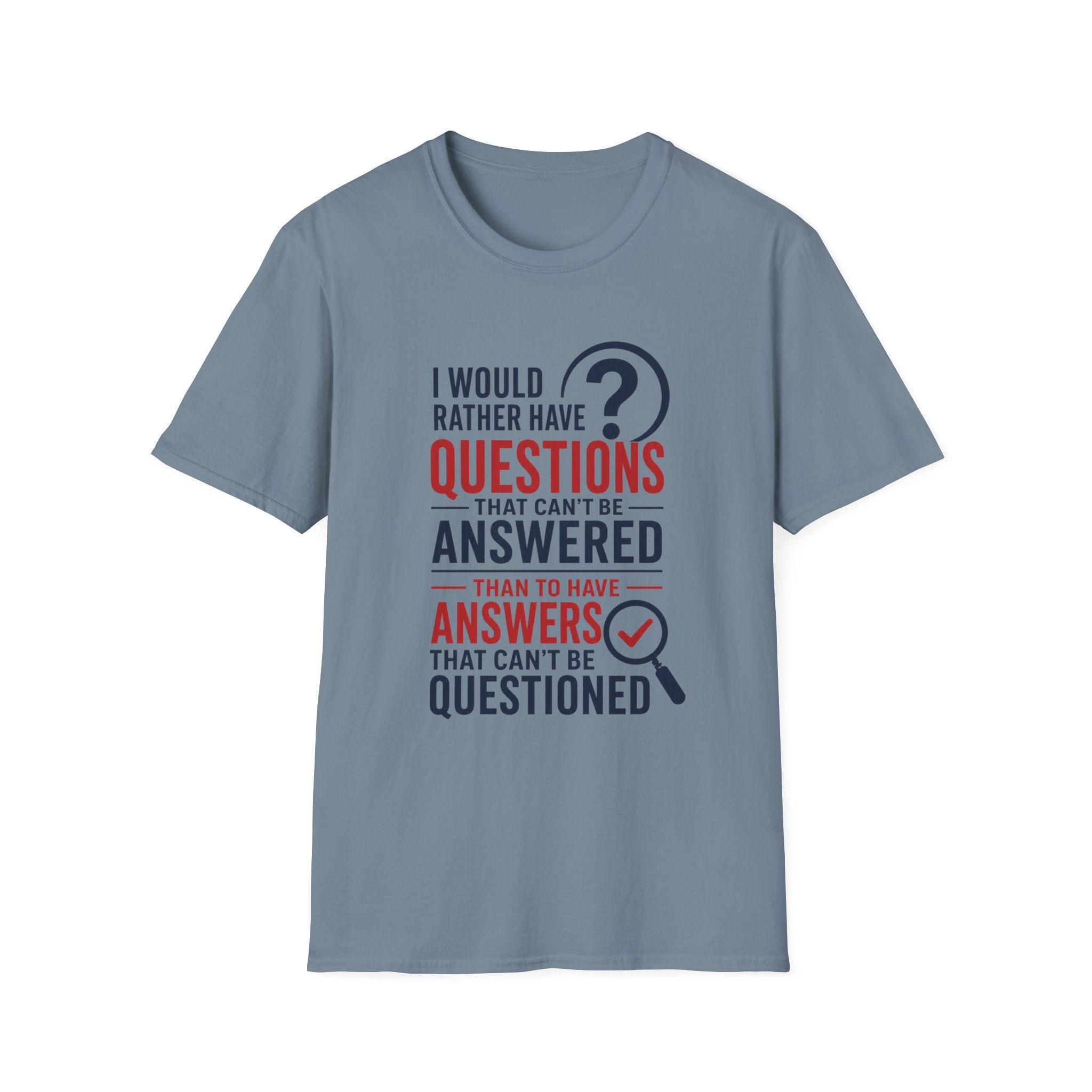 Questions and Answers Unisex Softstyle T-Shirt