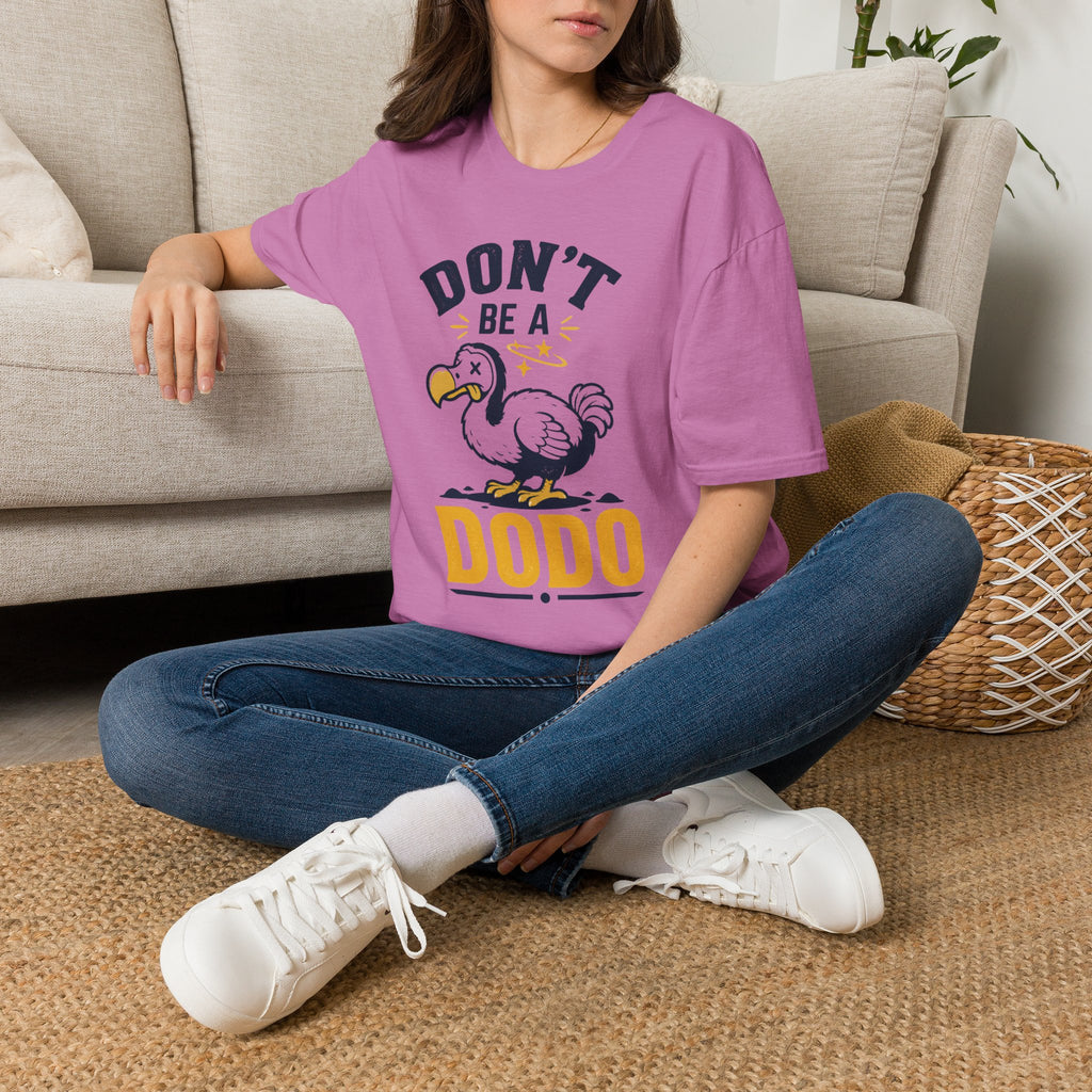 Don’t Be a Dodo T-Shirt — Funny Vintage Dodo Bird Graphic Tee