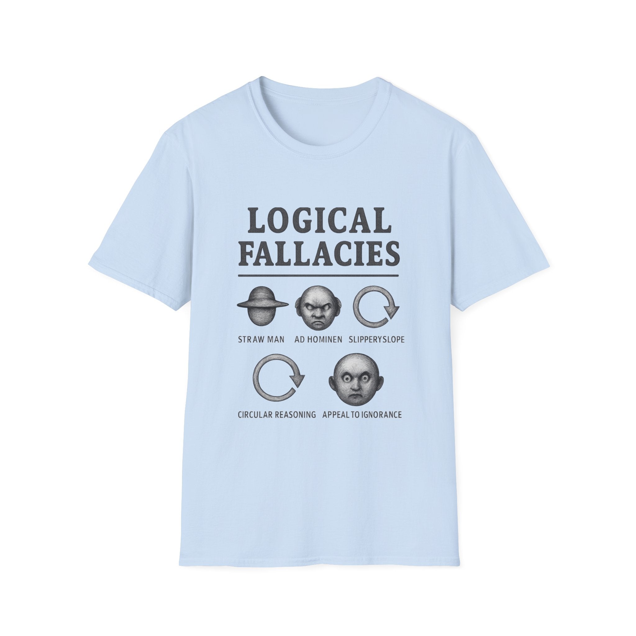 Logical Fallacies Unisex Softstyle T-Shirt