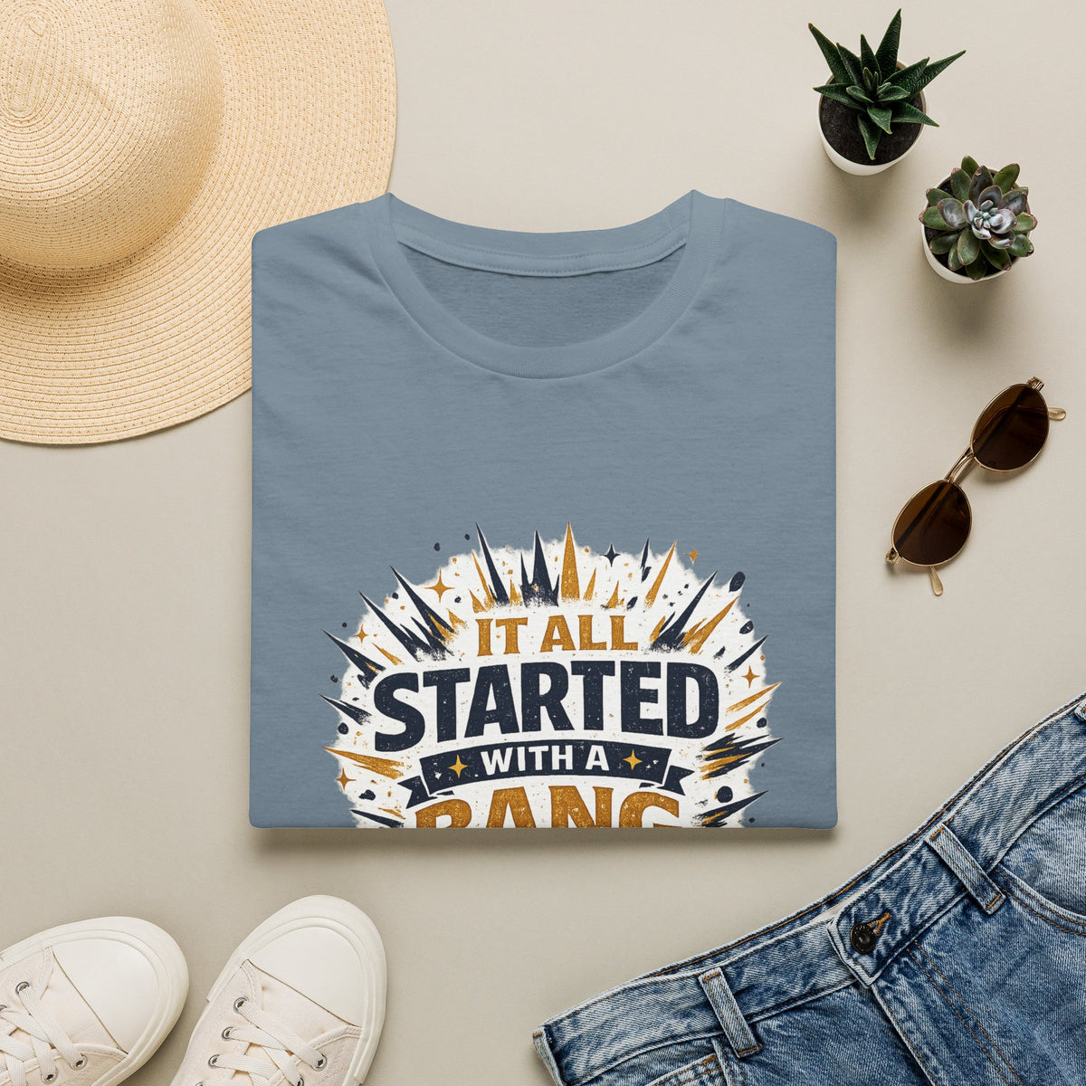 "It All Started With a Bang" Space Graphic Tee