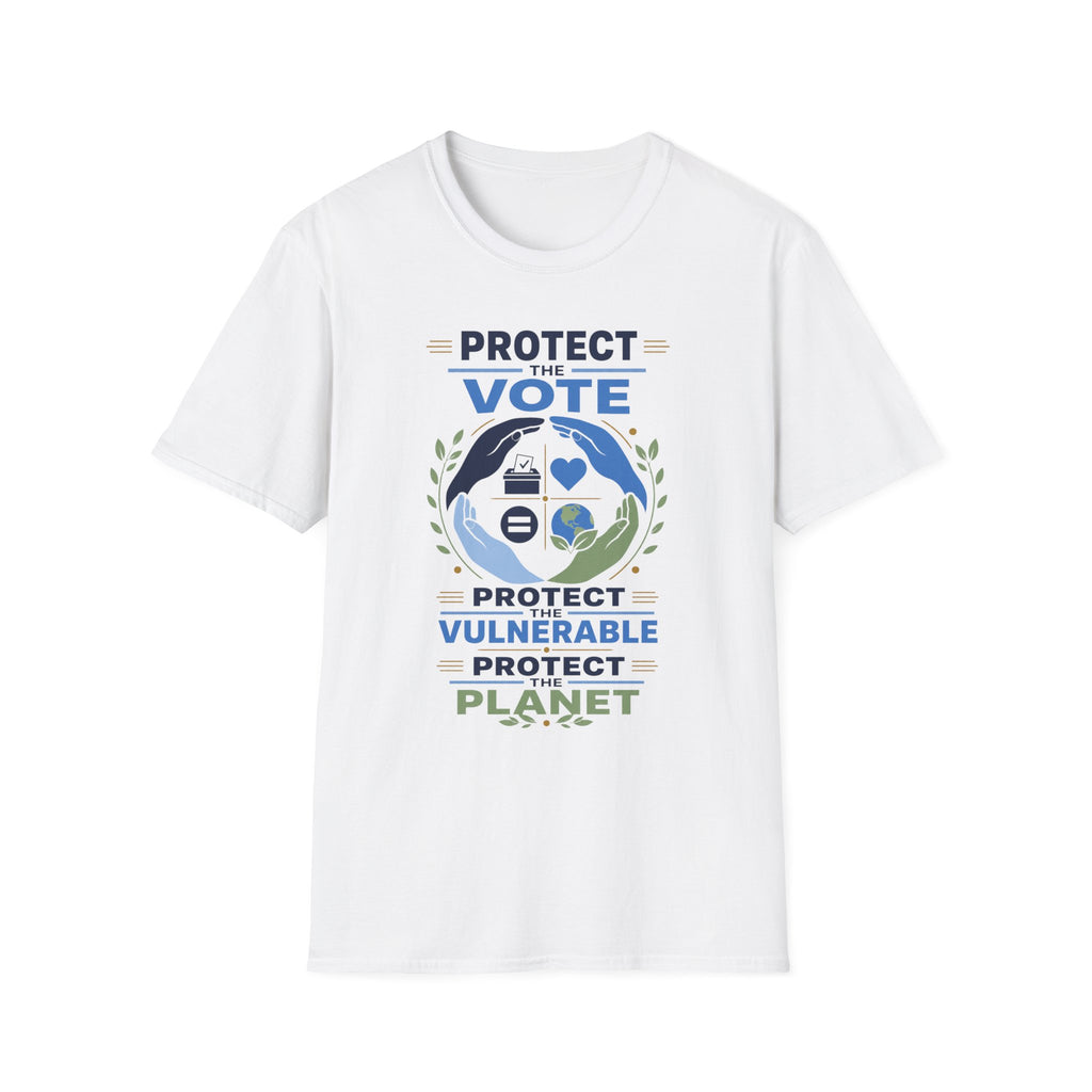 Protect the Vote T-Shirt — Voter Rights & Planet Protection Tee