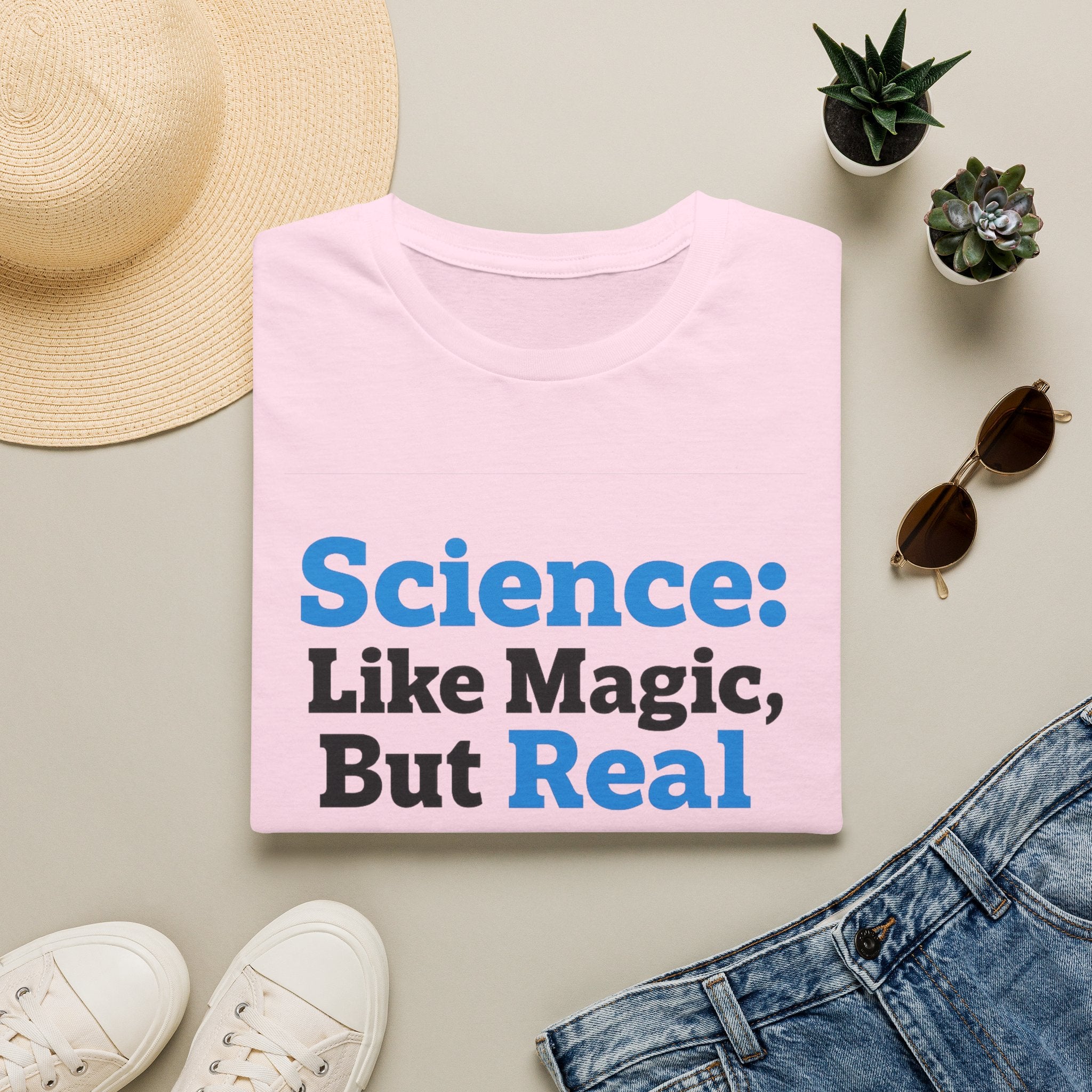 Science T-Shirt — “Science: Like Magic, But Real” Graphic Tee