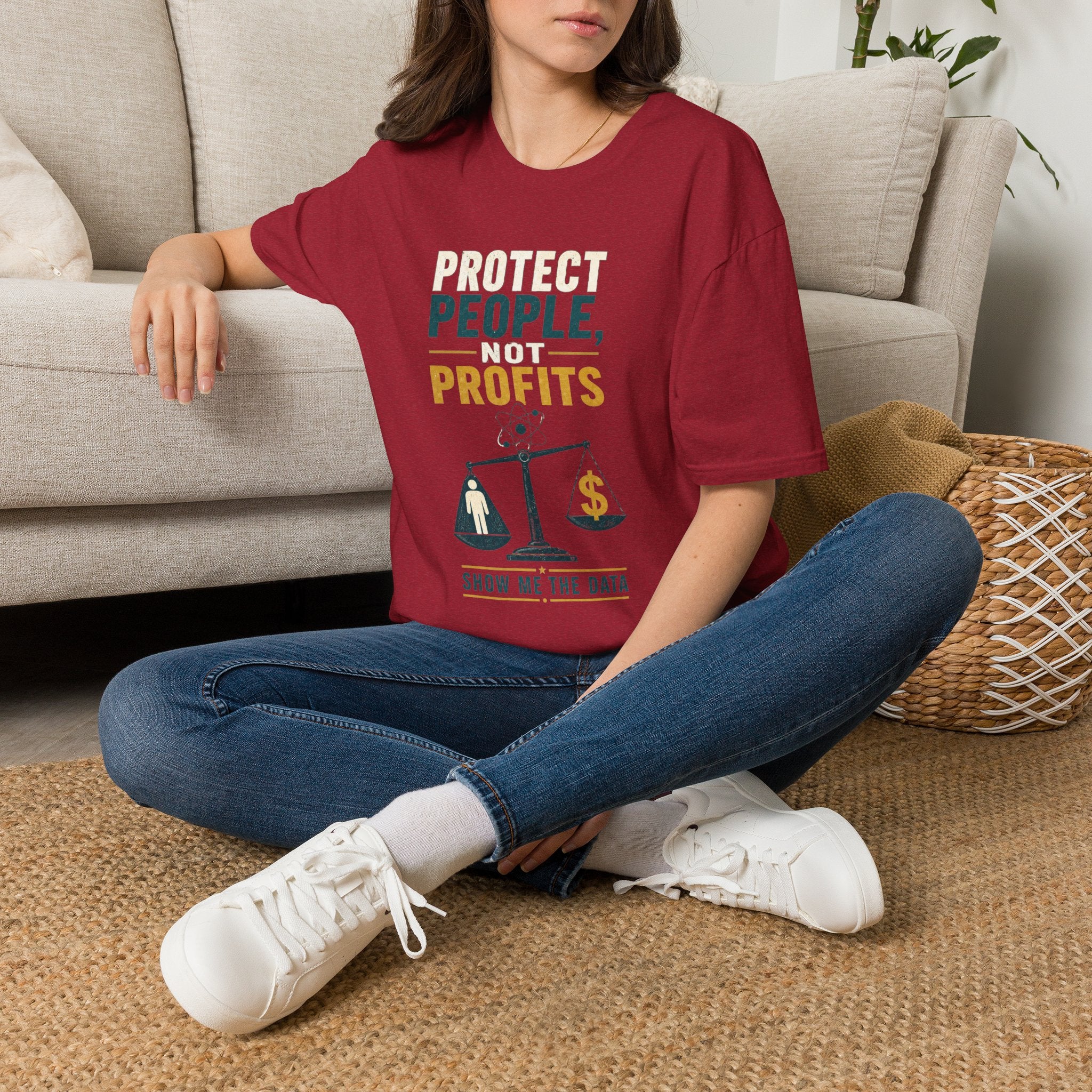 Protect People, Not Profits T-Shirt — Social Justice Healthcare Activist Tee
