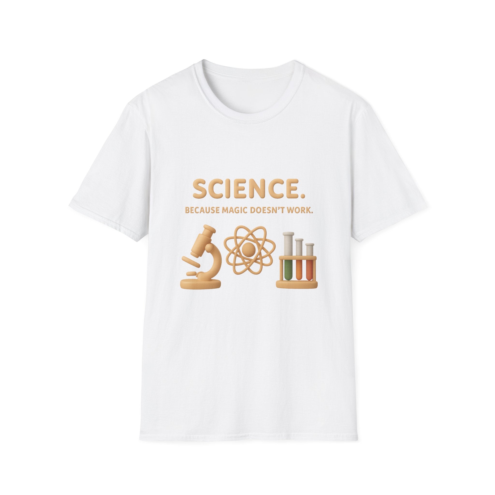 Science Because Magic Doesn't Work Unisex Softstyle T-Shirt