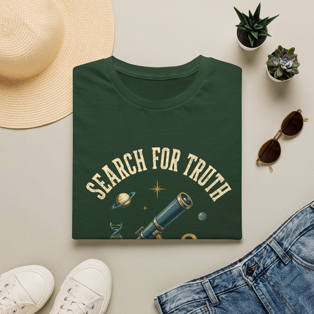 Search for Truth T-Shirt — Telescope Astronomy Graphic Tee