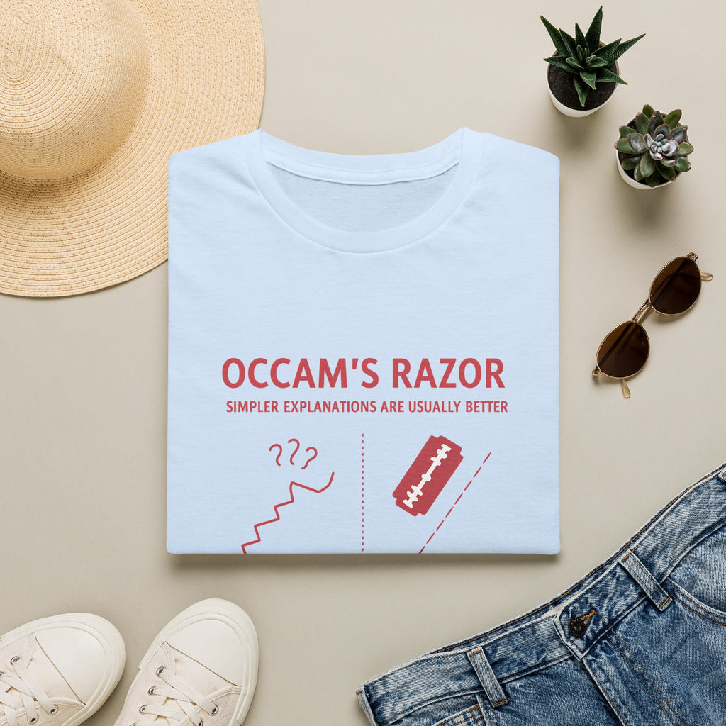 Occam's Razor T-Shirt — Keep It Simple Philosophy Tee