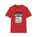 Democracy Is a Group Project T-Shirt — Vote, Protect Rights & Save Earth