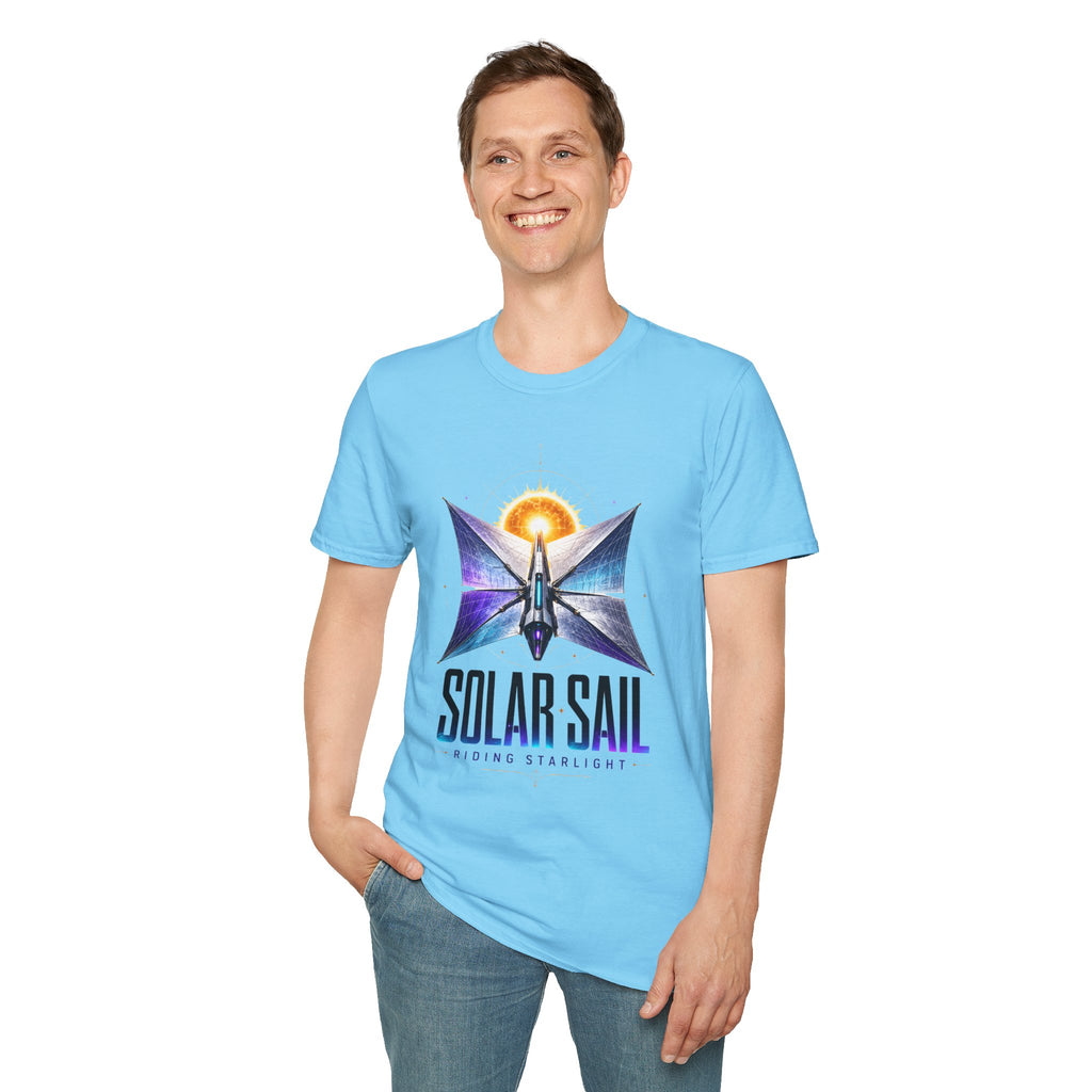 Solar Sail T‑Shirt — Spacecraft Butterfly Graphic ("Solar Sail")