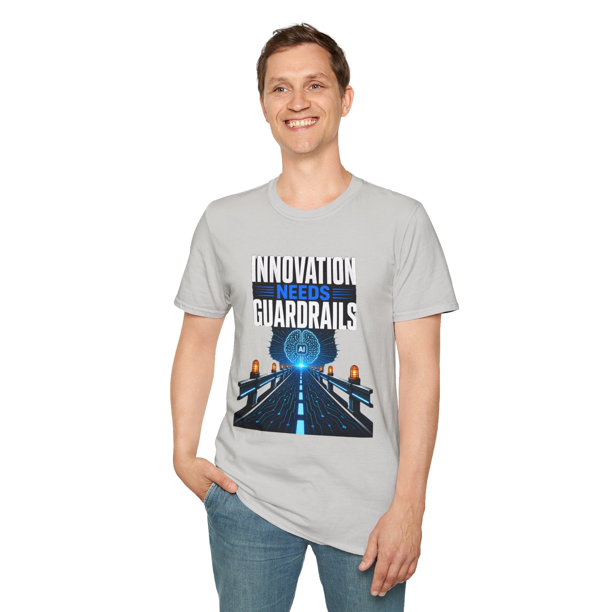 Innovation Needs Guardrails T-Shirt — AI Ethics & Responsible Tech Tee