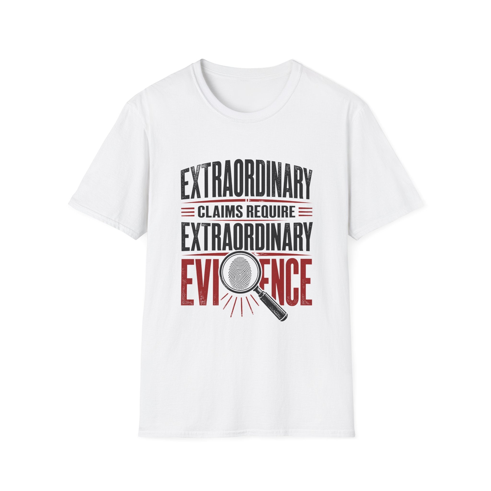 Extraordinary Claims Unisex Softstyle T-Shirt
