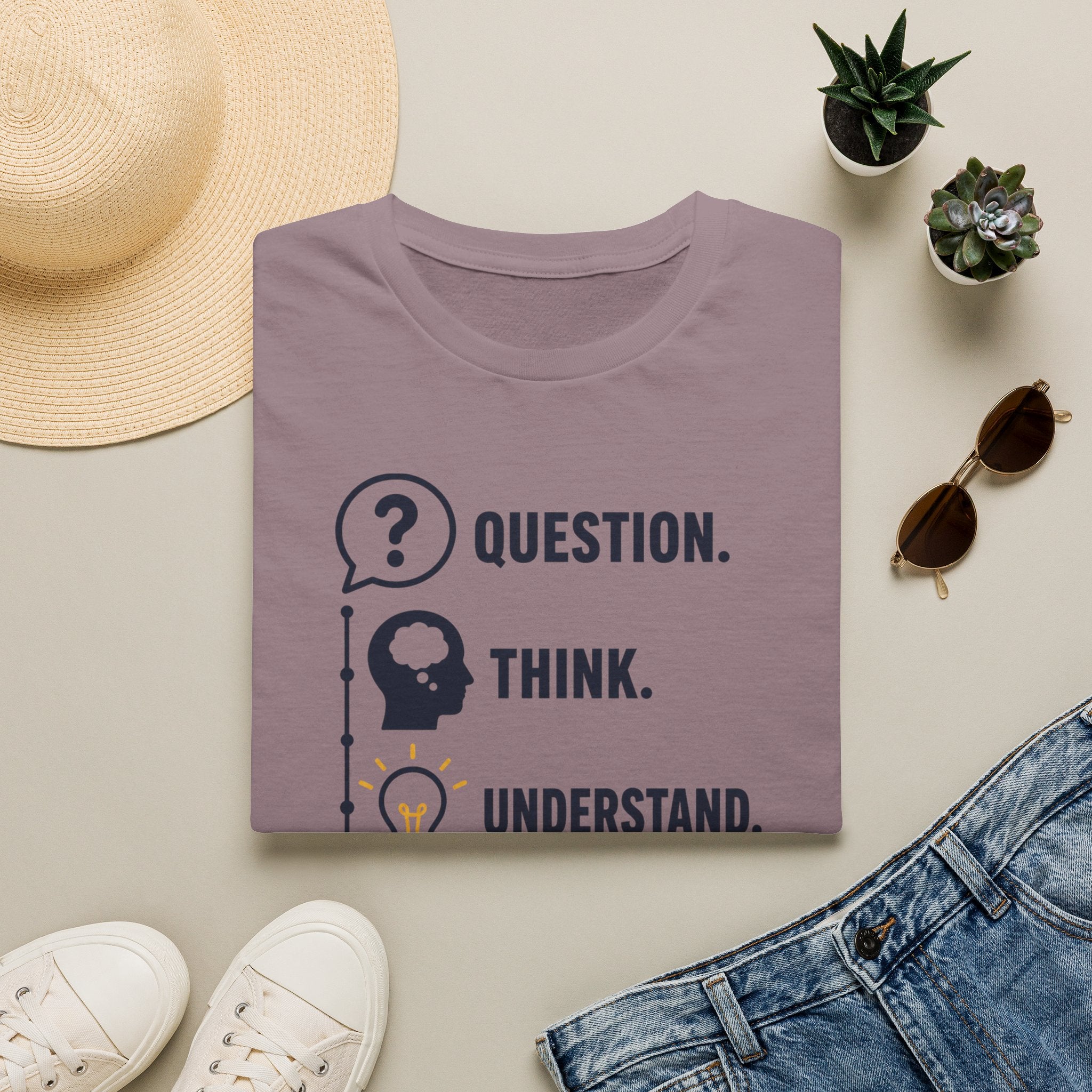 Question. Think. Understand. Get the Facts First T-Shirt