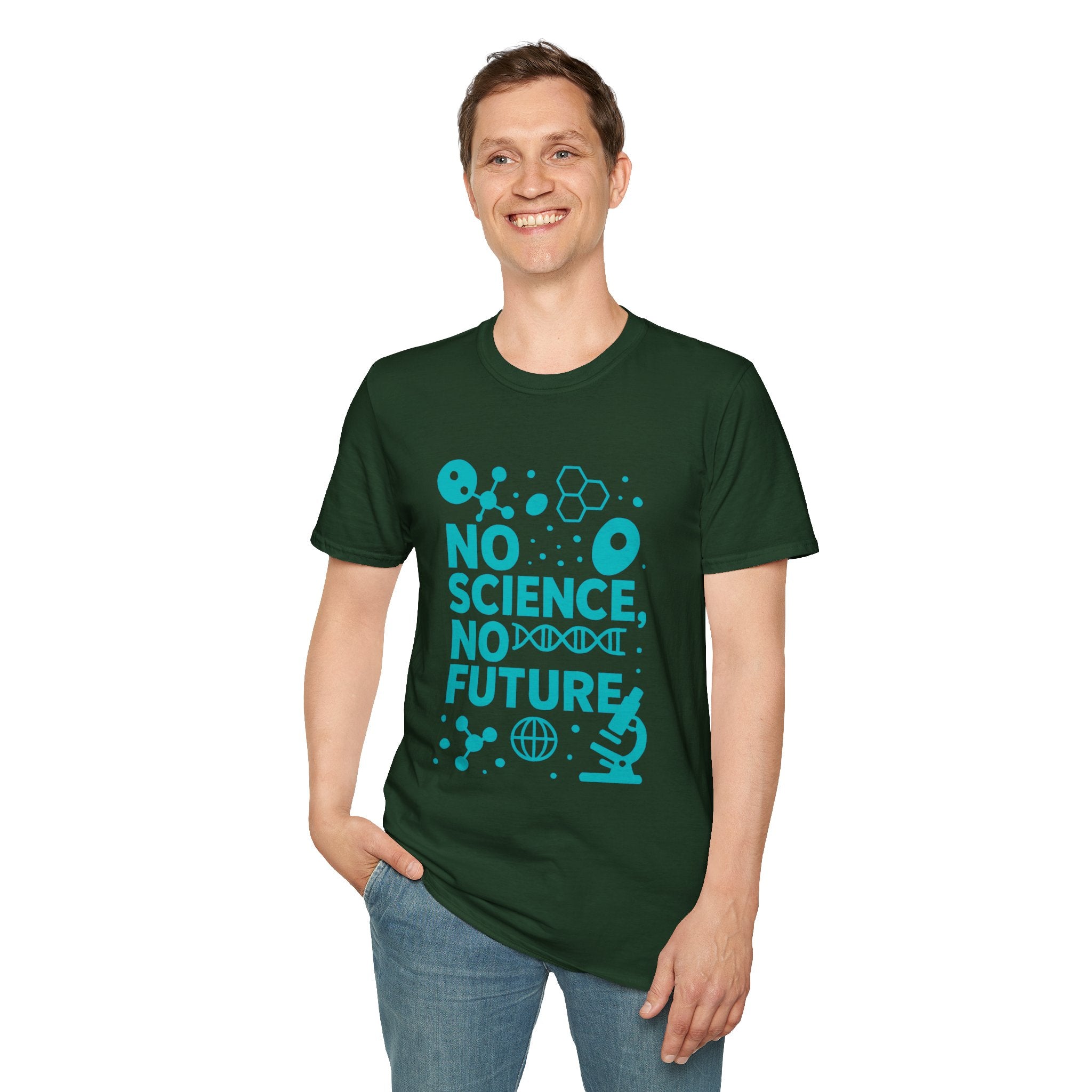 Science Lover T‑Shirt — "No Science, No Future" Graphic Tee
