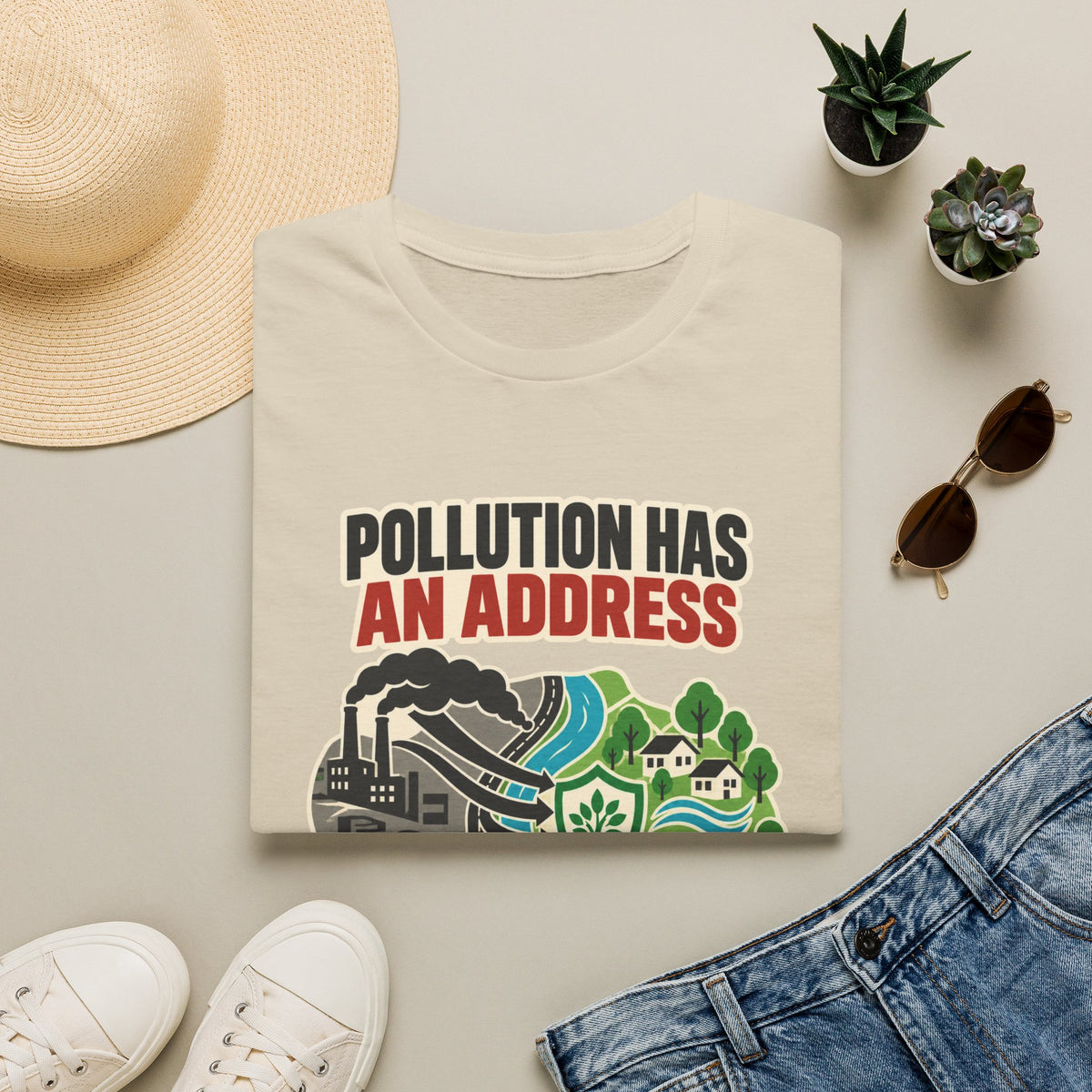 Pollution Has An Address Environmental Justice Tee