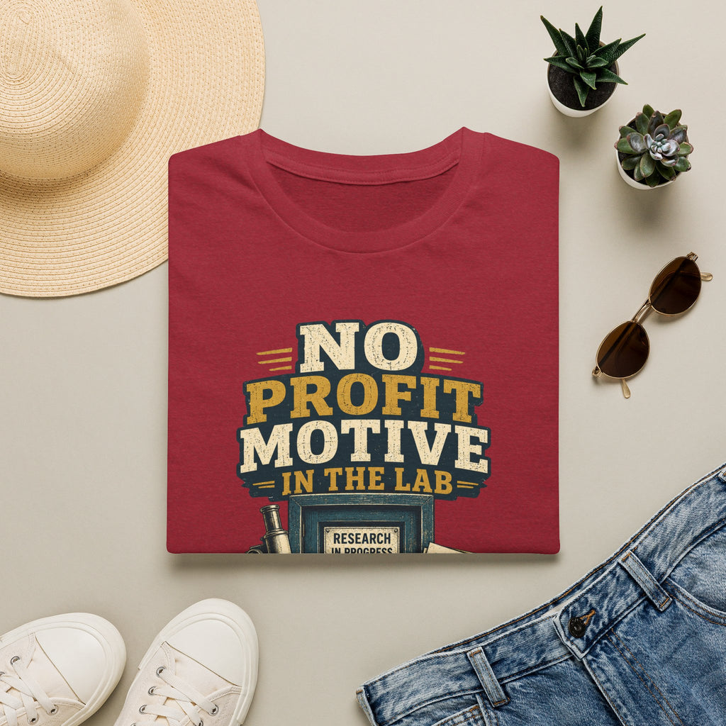 No Profit Motive in the Lab T‑Shirt — Researcher Science Tee