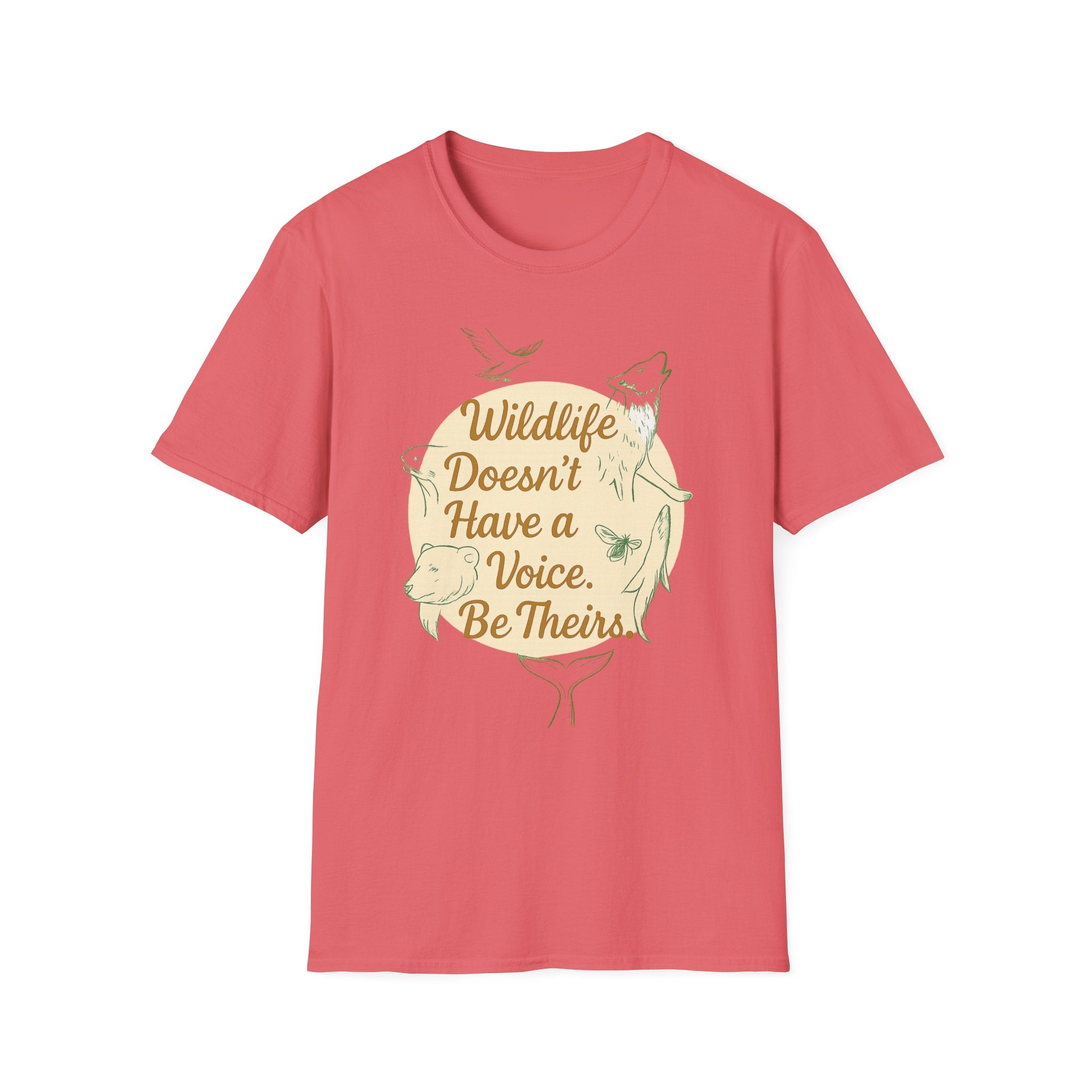Wildlife Doesn't have a Voice Unisex Softstyle T-Shirt