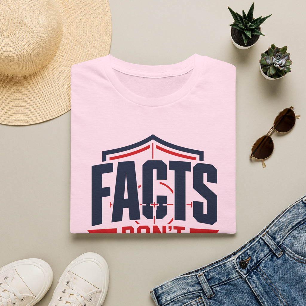 Facts Don’t Flinch T-Shirt — Bold Patriotic Statement Tee