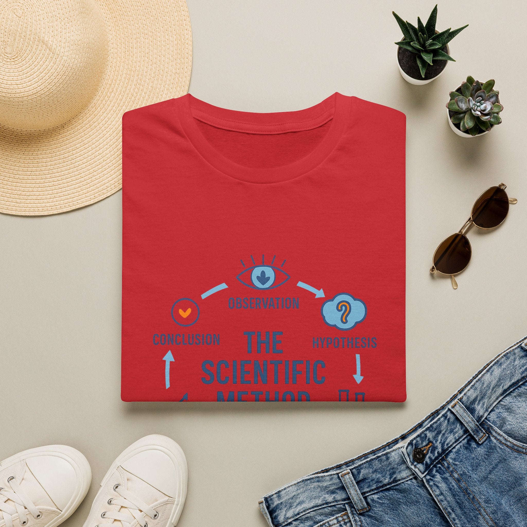 Scientific Method T-Shirt — Observation • Hypothesis • Experiment Graphic Tee