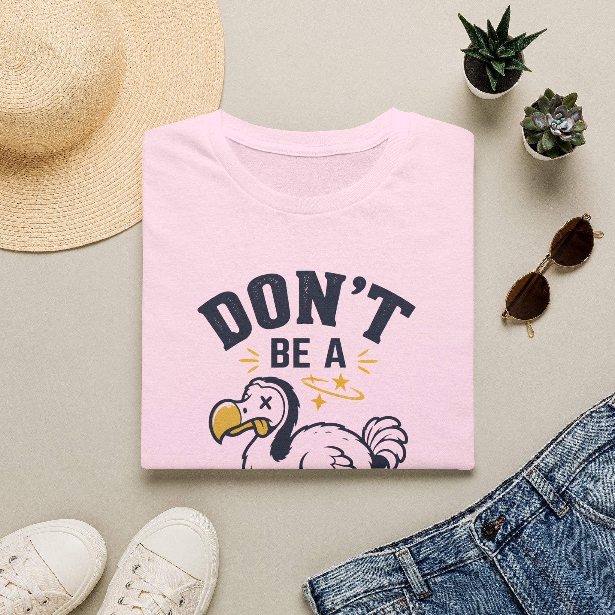 Don’t Be a Dodo T-Shirt — Funny Vintage Dodo Bird Graphic Tee
