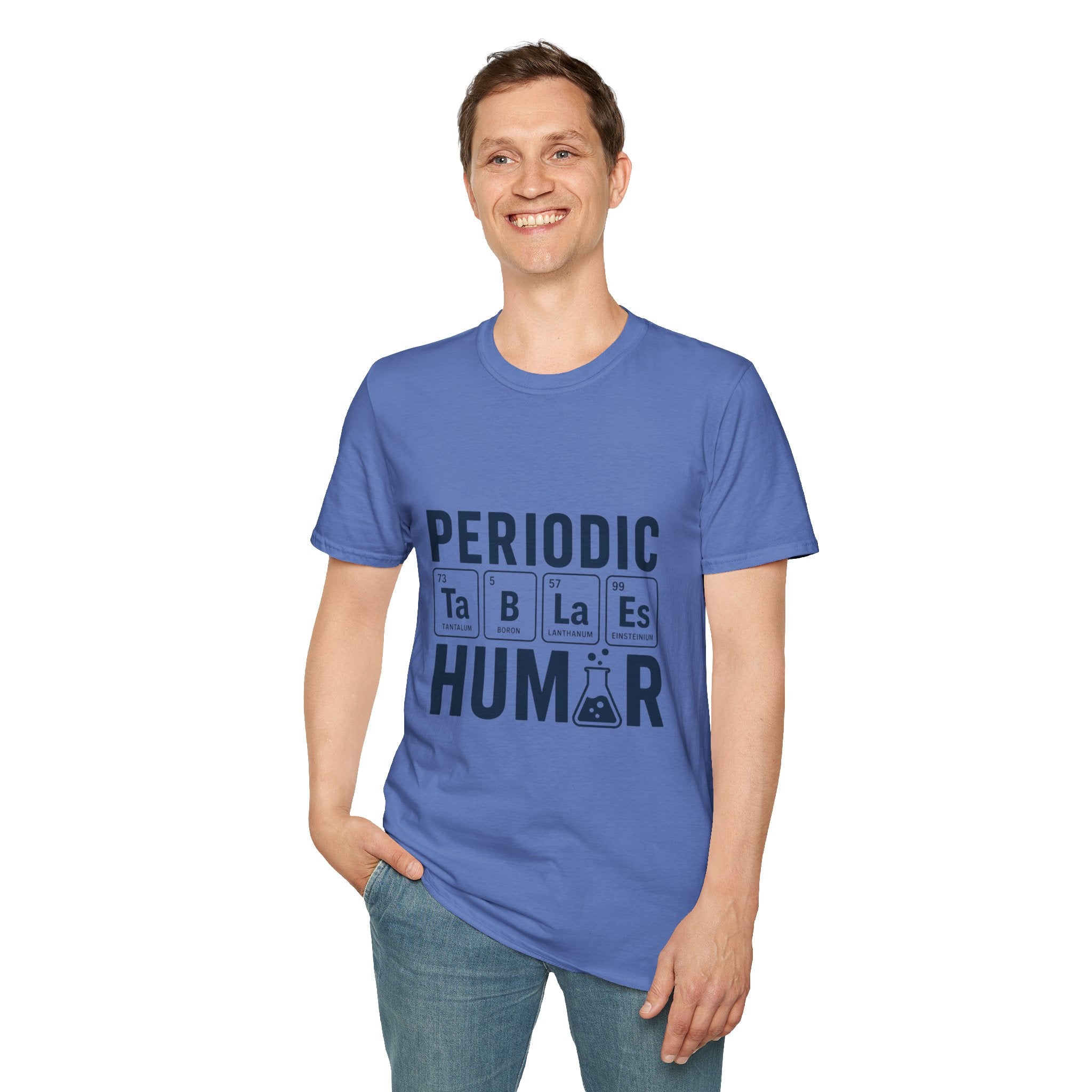 Periodic Tables Humor Graphic Tee (Periodic Human Chemistry Design)